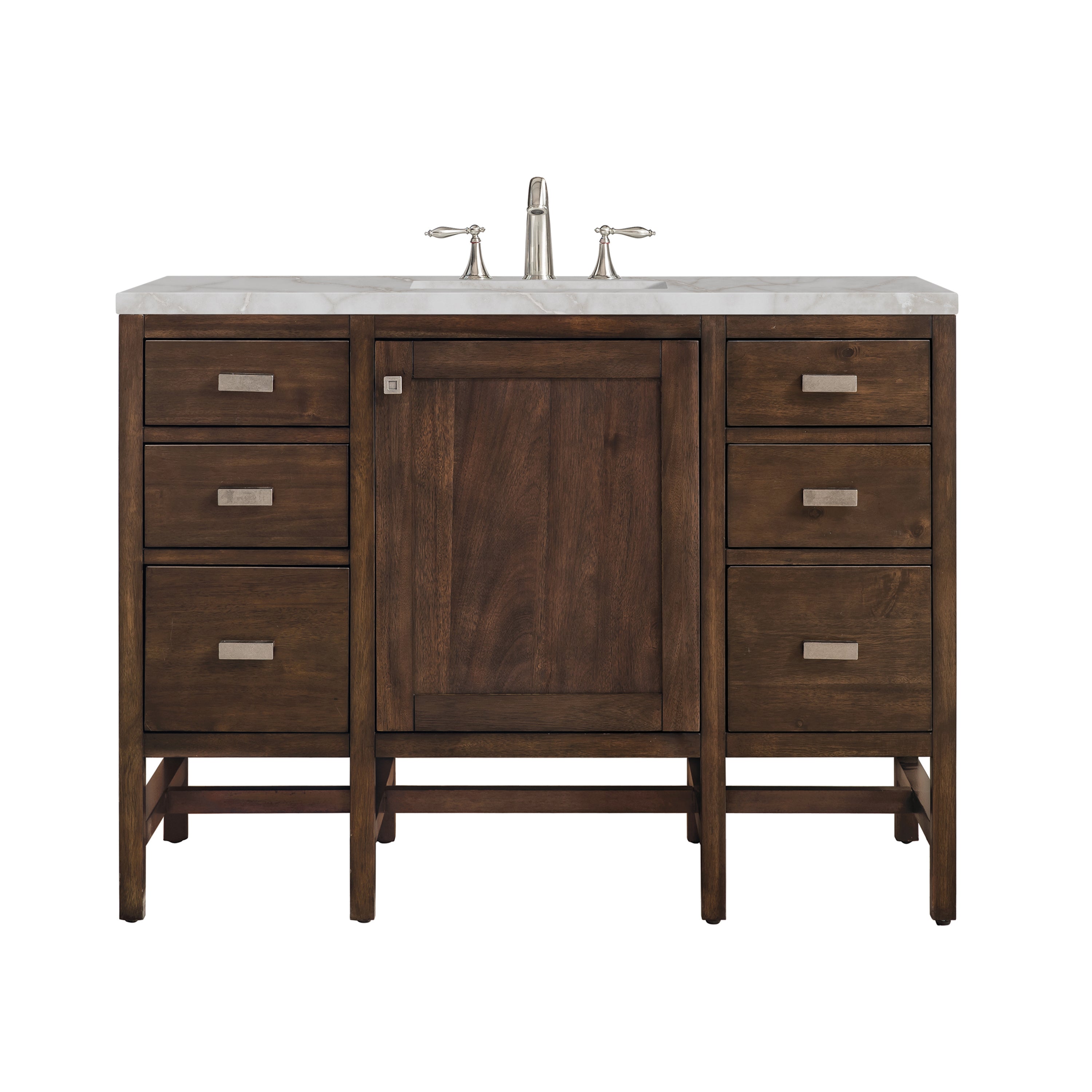 James Martin Addison 48" Single Vanity Set - Mid-Century Acacia by James Martin Vanities