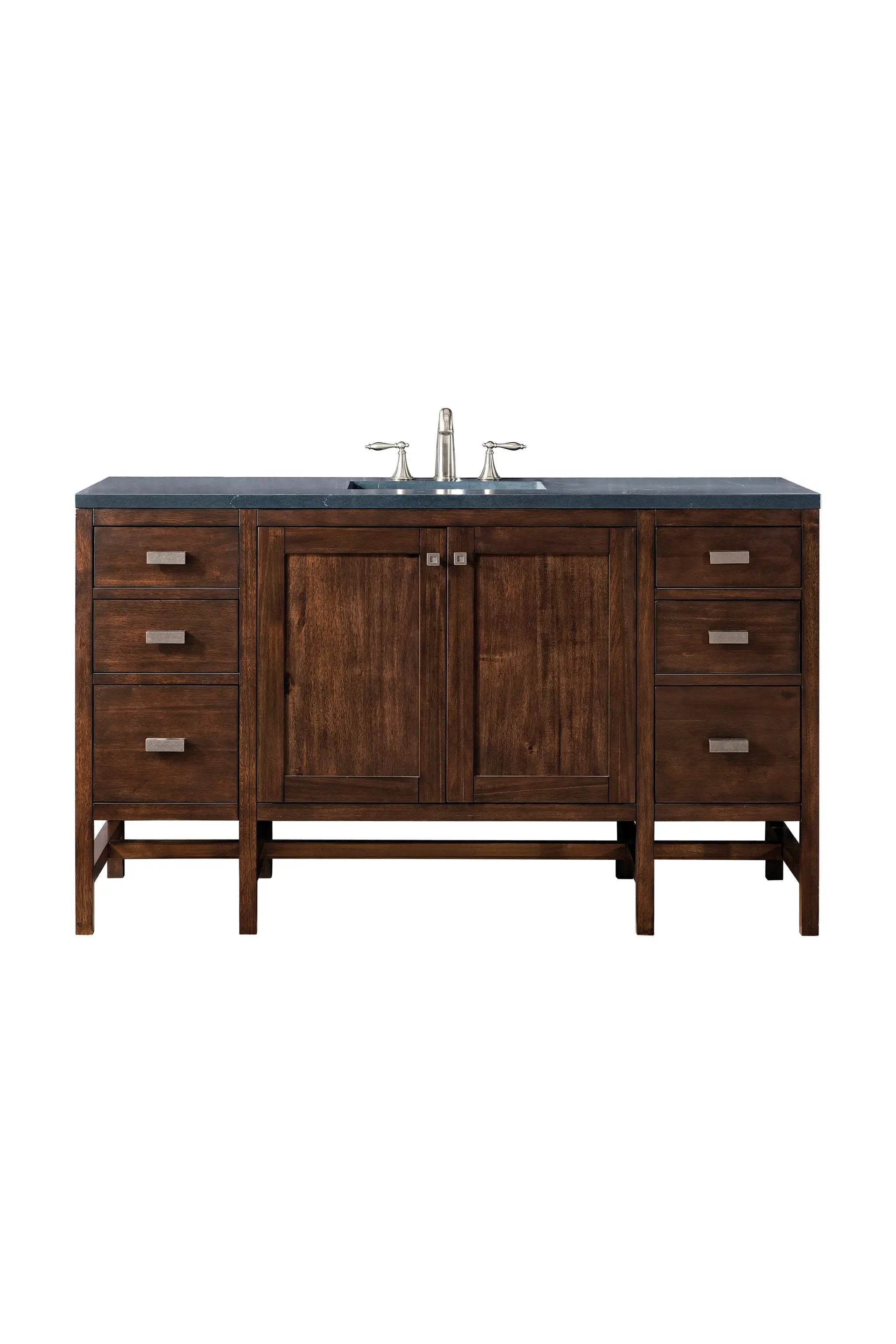 James Martin Addison 60" Single Vanity Set - Mid-Century Acacia by James Martin Vanities