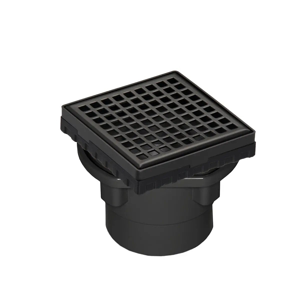 Infinity Drain 4" x 4" LQD 4 Squares Pattern Complete Kit with ABS Drain Body, 2" Outlet by Infinity Drain