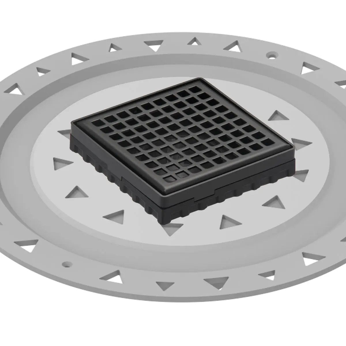 matte black drain