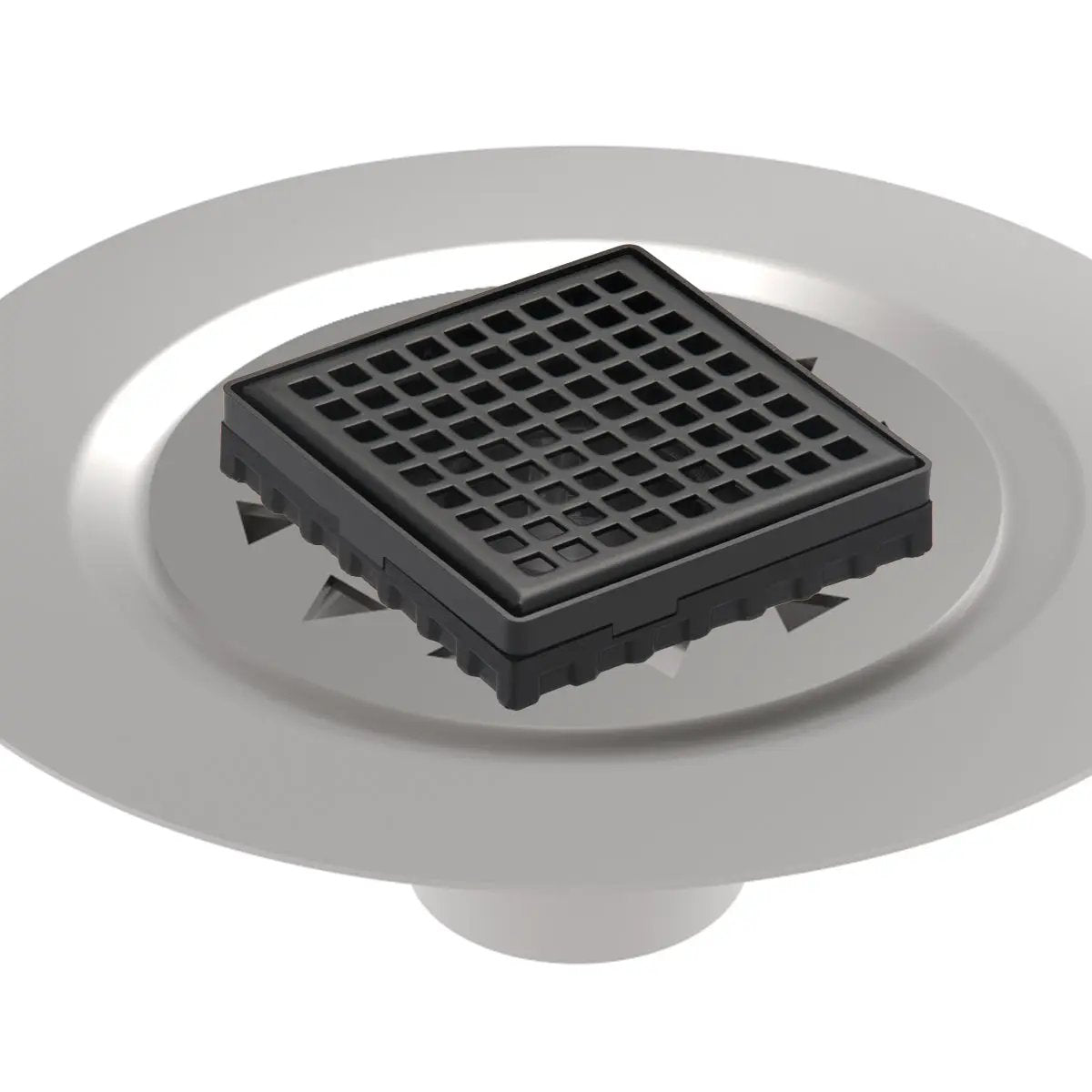 matte black drain