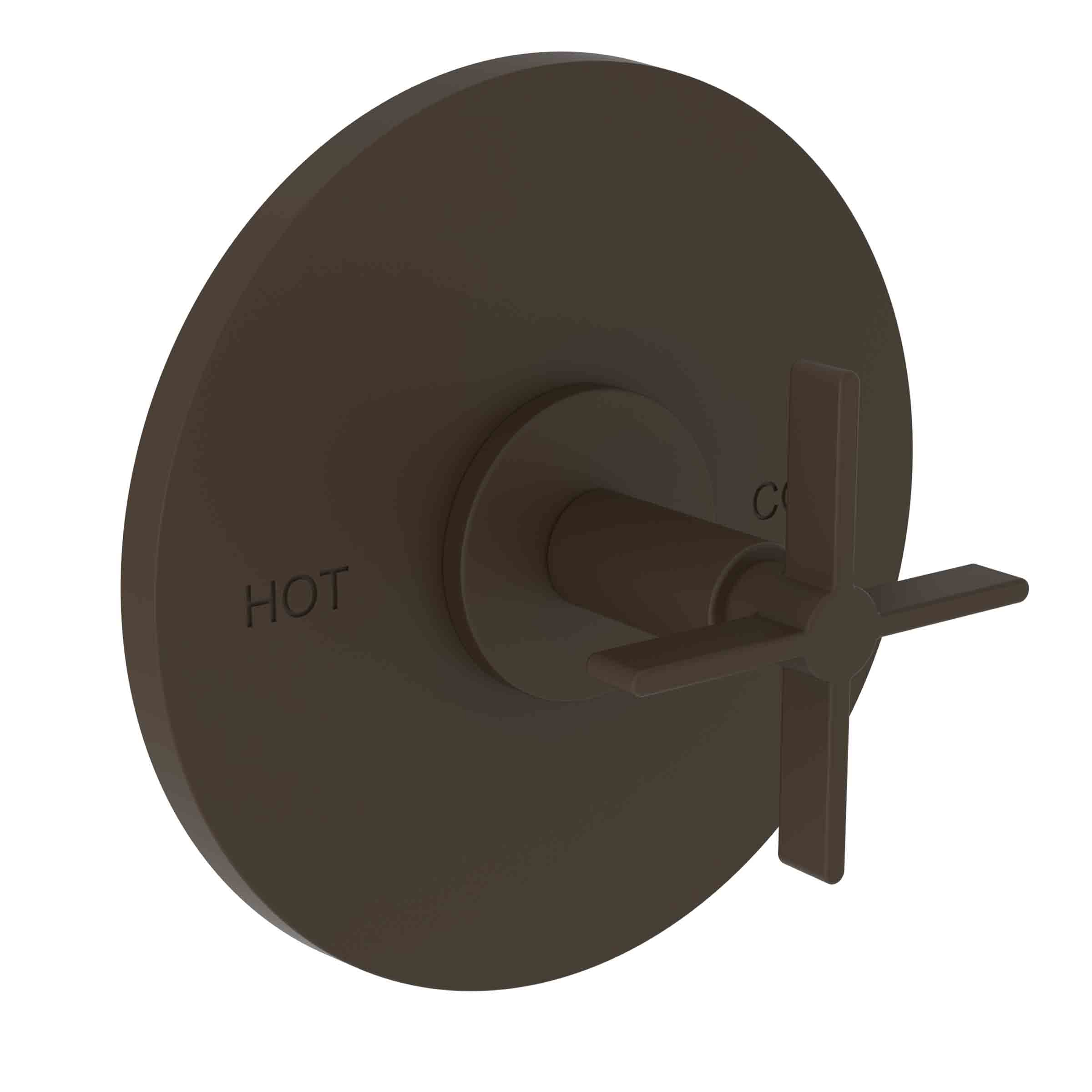 Newport Brass Tolmin Balanced Pressure Shower Trim Plate with Handle. Less showerhead, arm and flange.