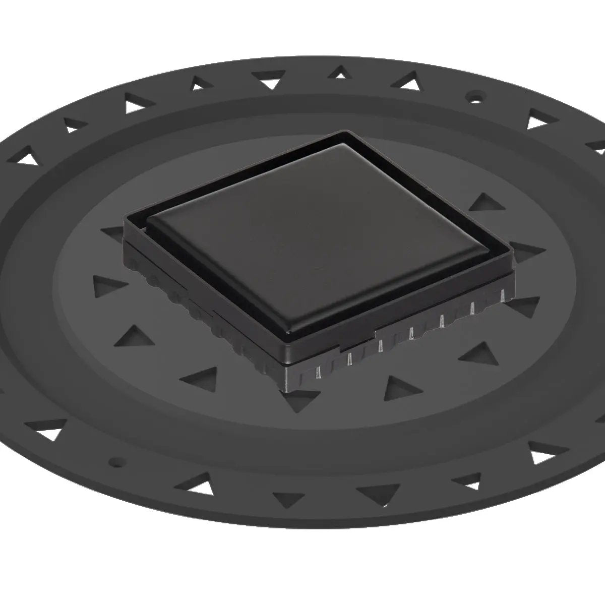 matte black drain