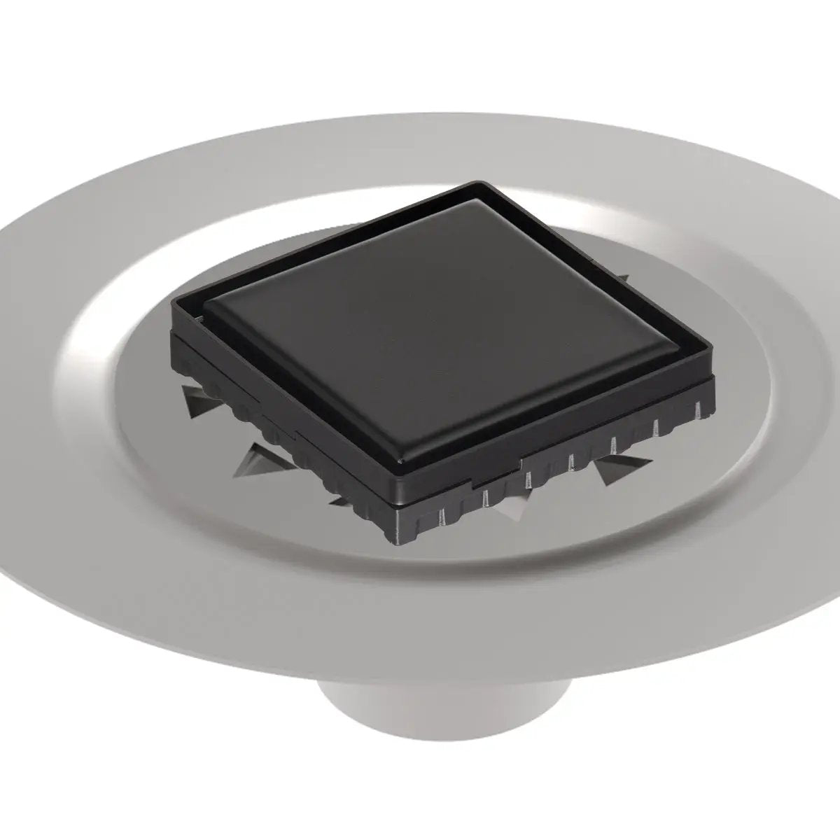 matte black drain