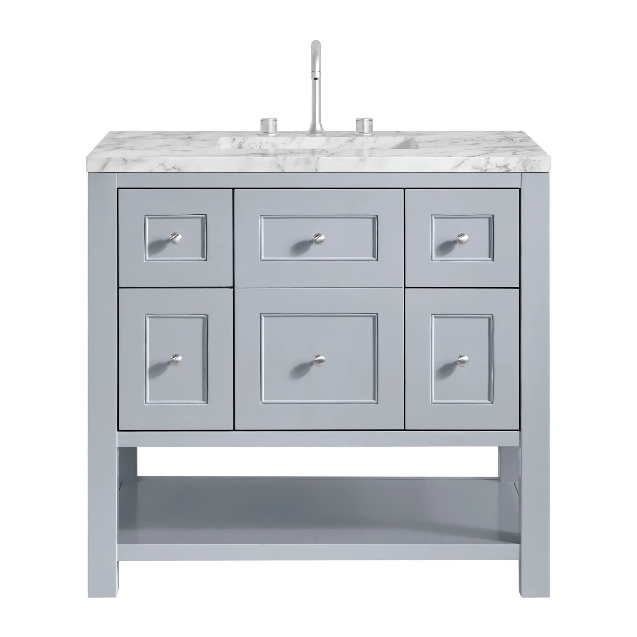 James Martin Breckenridge 36" Single Vanity Set - Serenity Blue by James Martin Vanities
