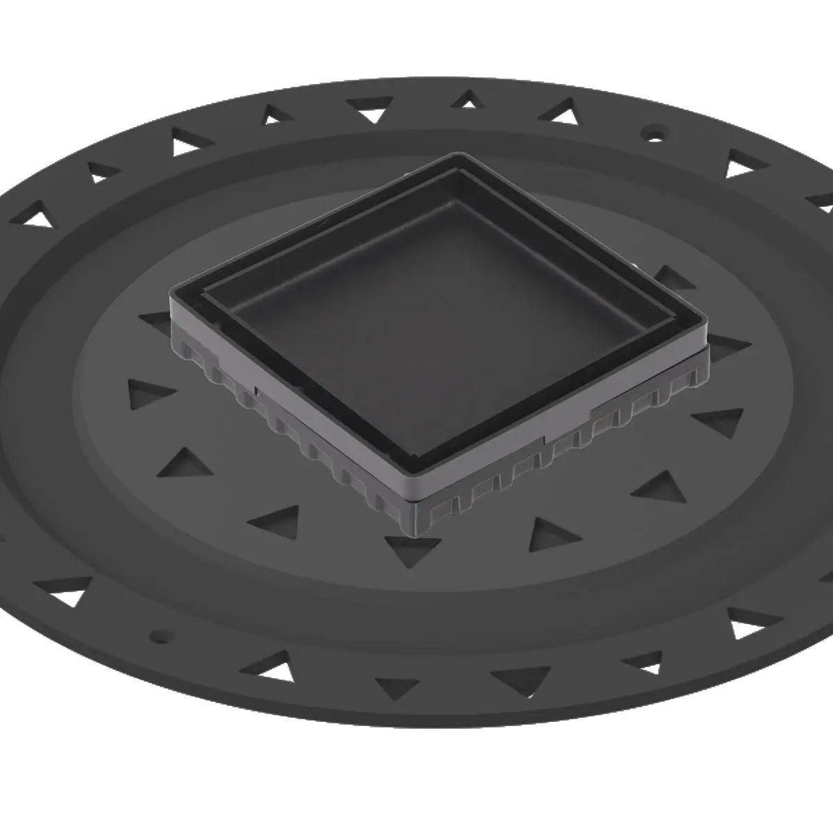 matte black drain
