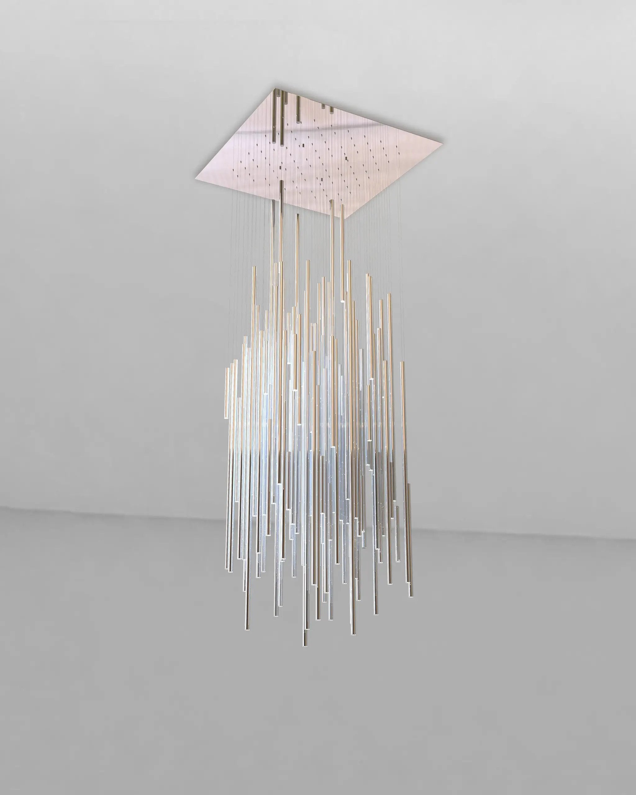chrome chandelier