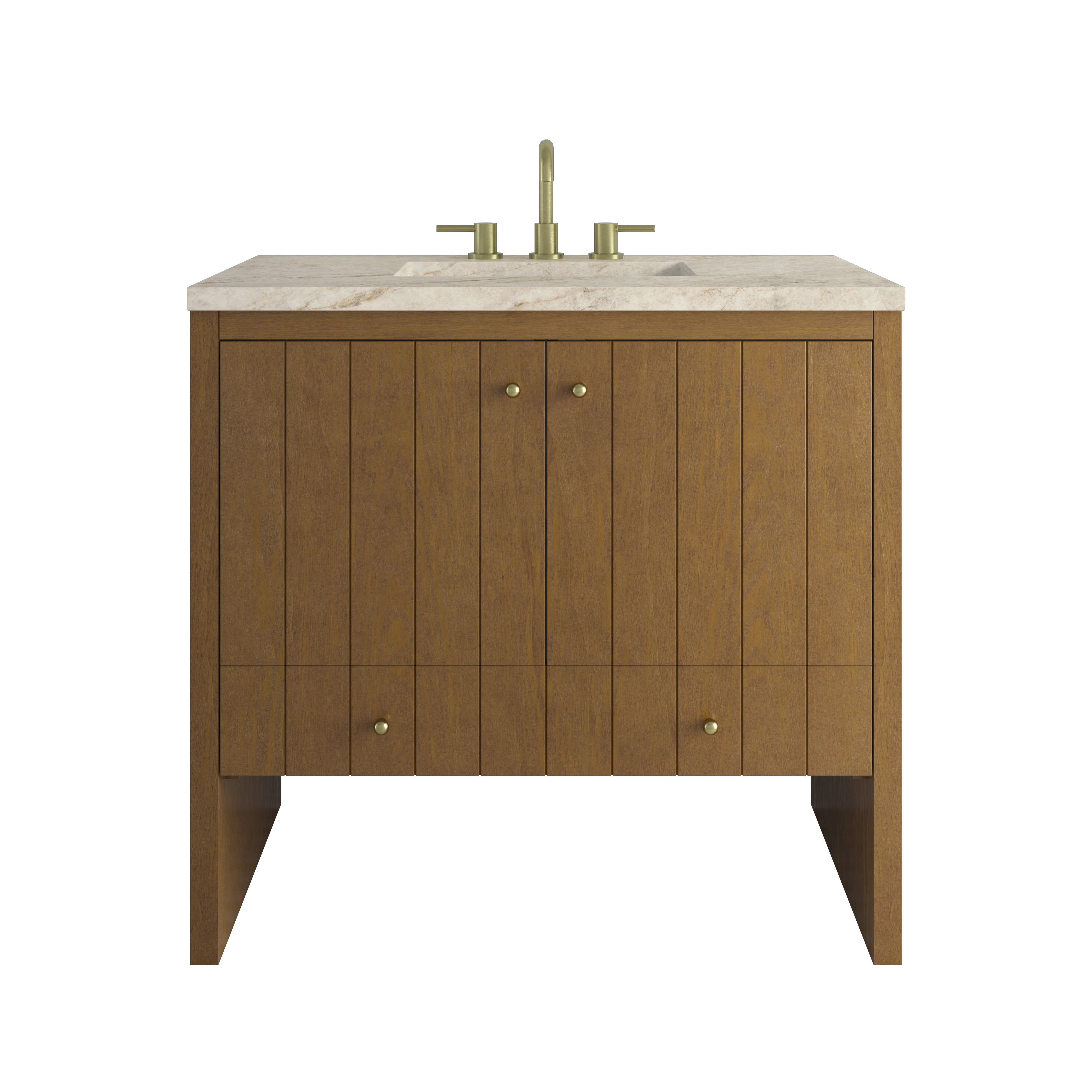 James Martin Hudson 36" Single Vanity Set - Honey Oak by James Martin Vanities