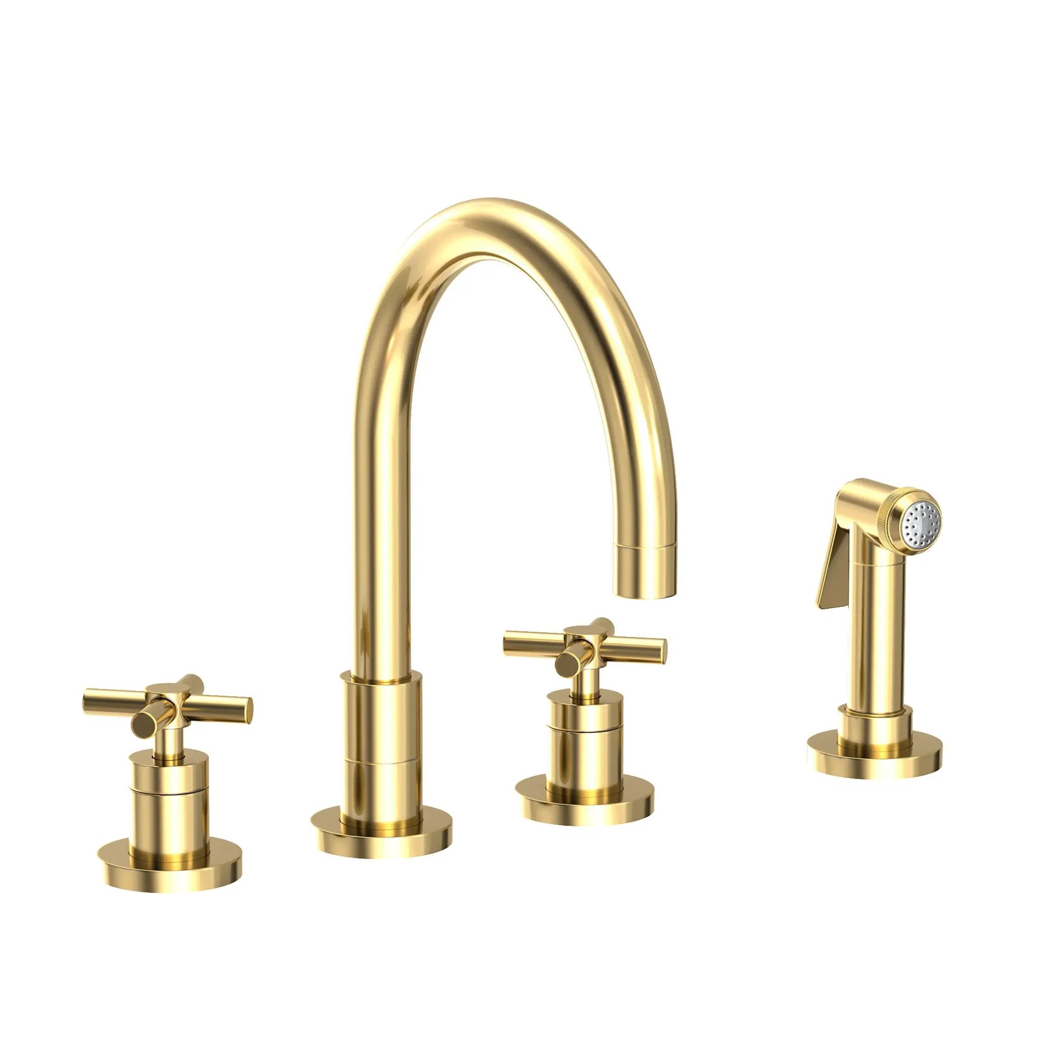 Newport Brass East Linear Kitchen Faucet with Side Spray by Newport Brass