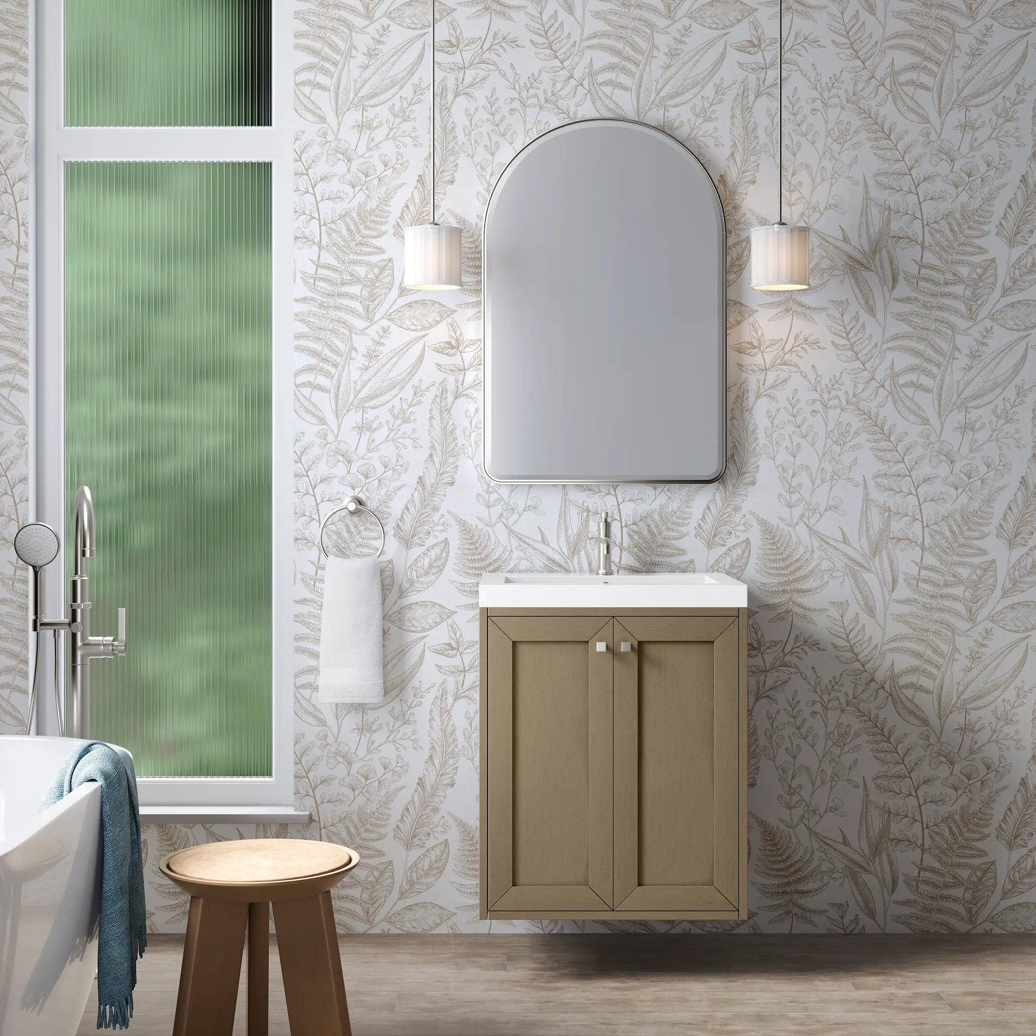 walnut whisper vanity