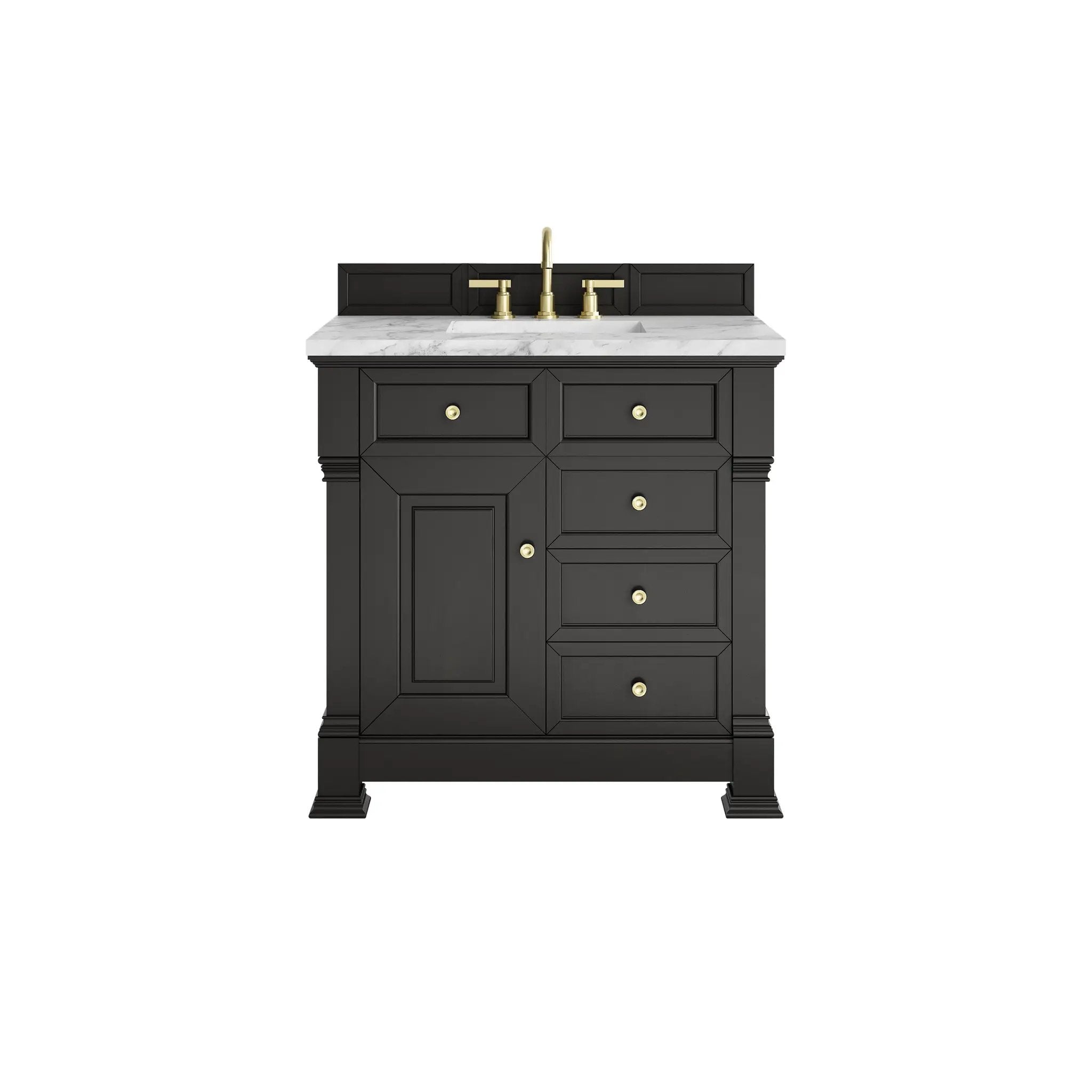 James Martin Brookfield 36" Single Vanity Set - Black Onyx by James Martin Vanities