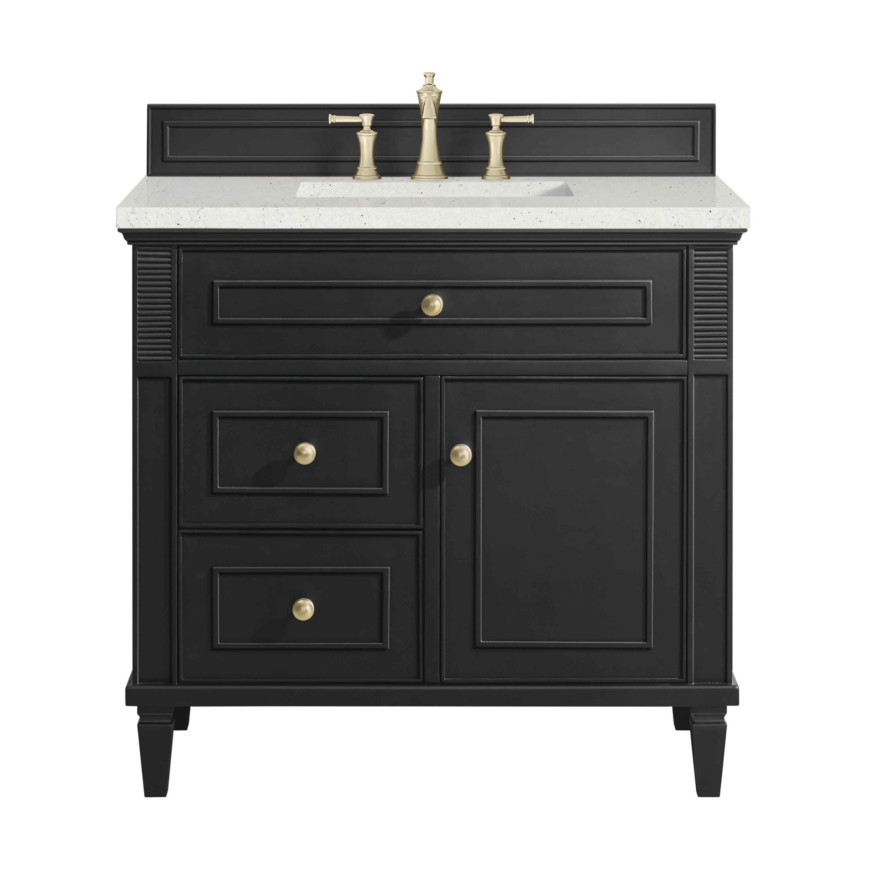 James Martin Vanities Lorelai 36" Single Vanity - Black Onyx