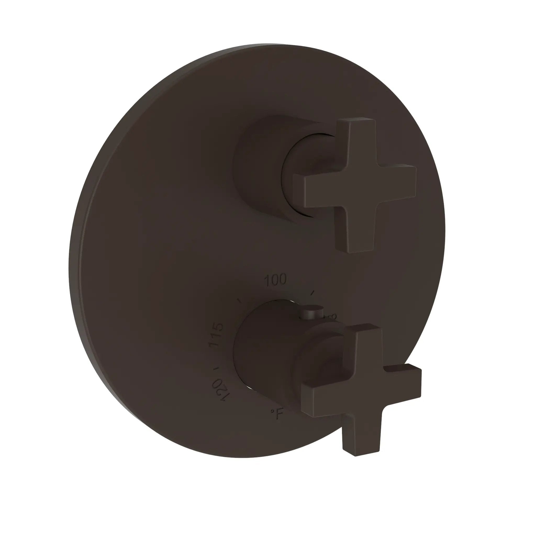 Newport Brass Dorrance 1/2" Round Thermostatic Trim Plate with Handle by Newport Brass
