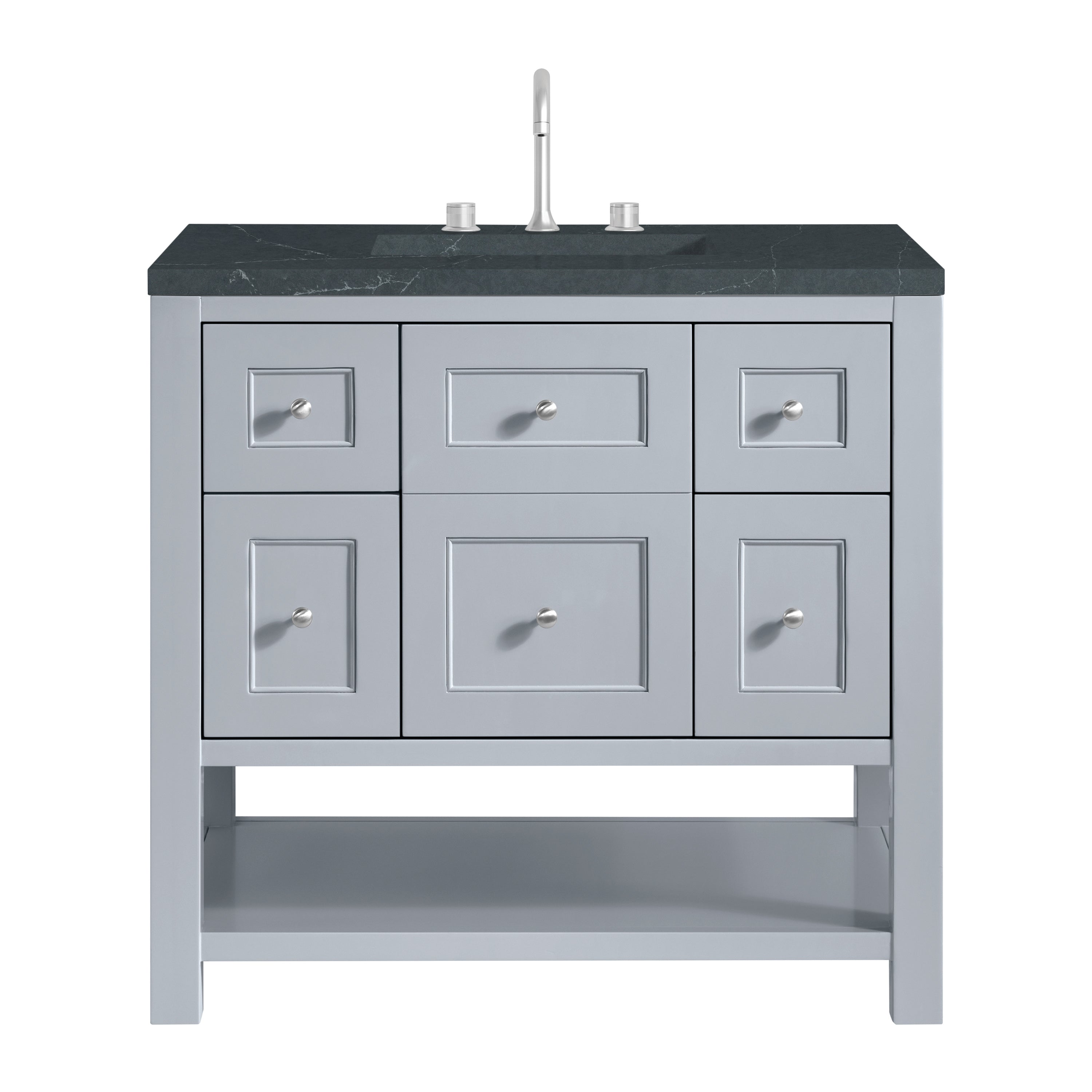 James Martin Vanities Breckenridge 36" Single Vanity - Serenity Blue