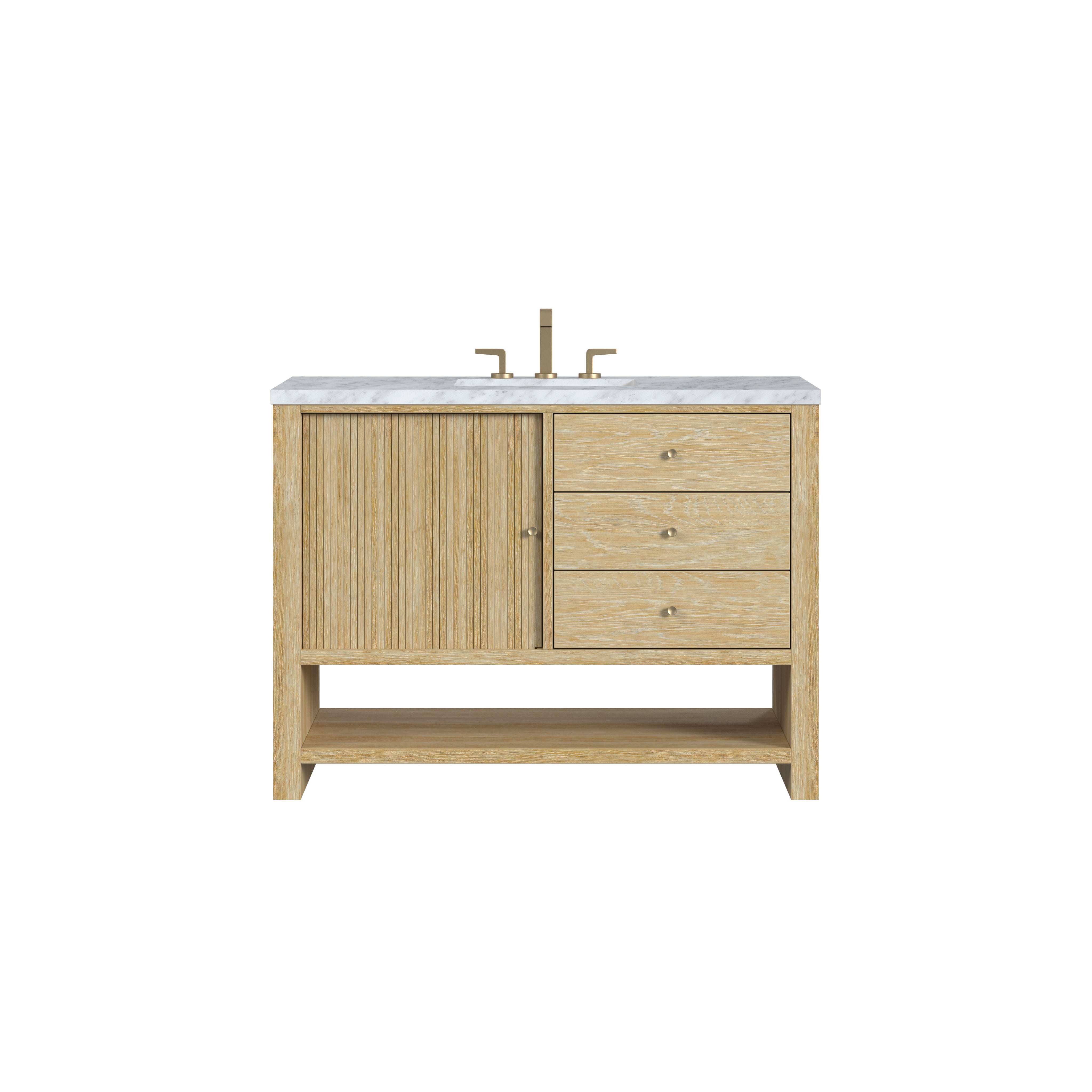 James Martin Vanities Marigot 48" Single Vanity - Sunwashed Oak