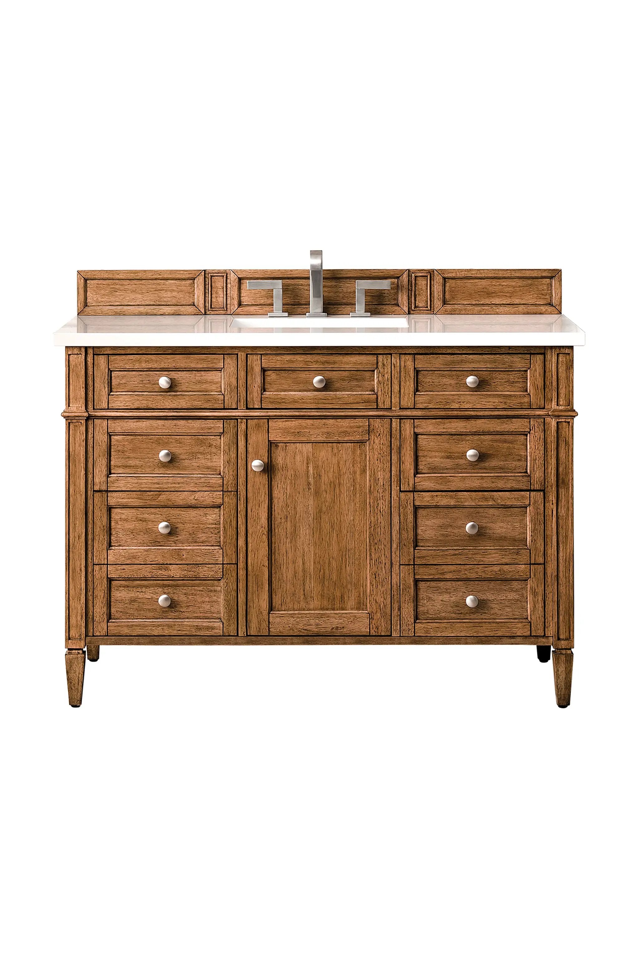 James Martin Brittany 48" Single Vanity Set - Saddle Brown by James Martin Vanities