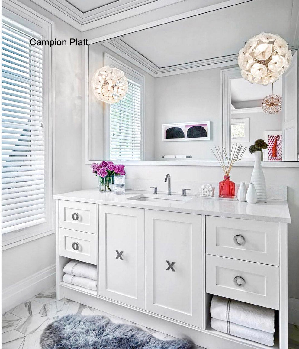 polished nickel pull