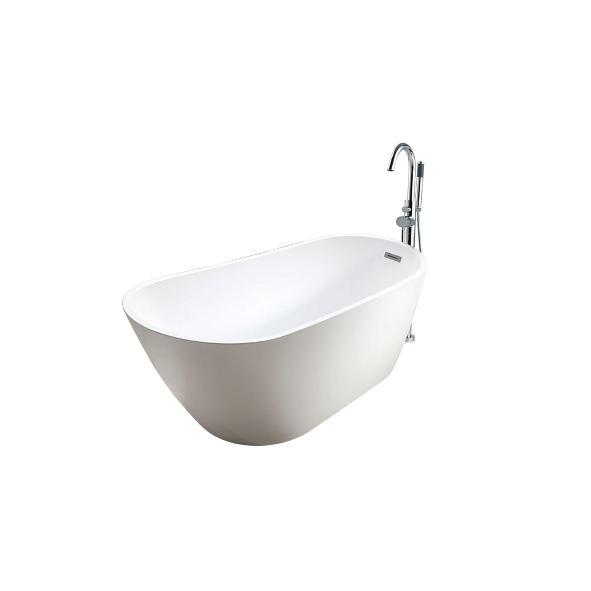 white bathtub