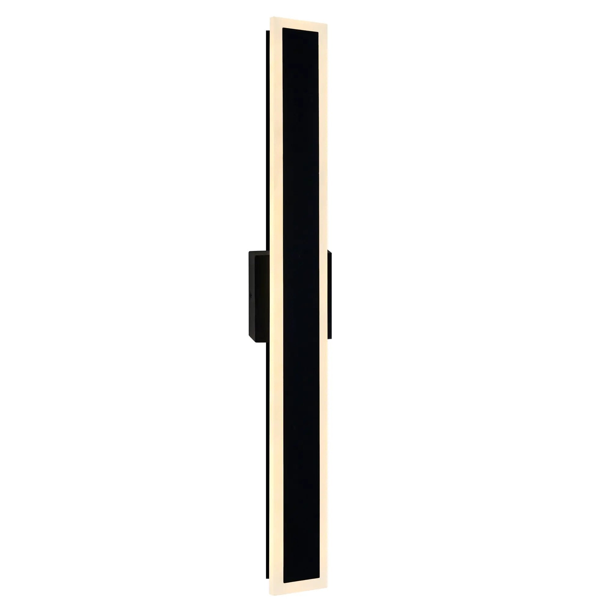 black outdoor light