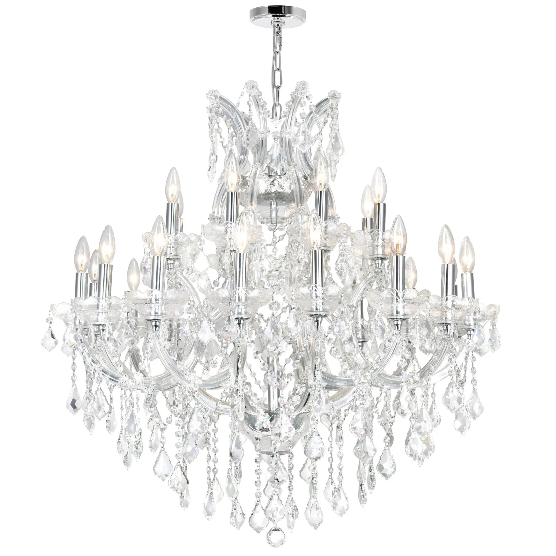 chrome chandelier