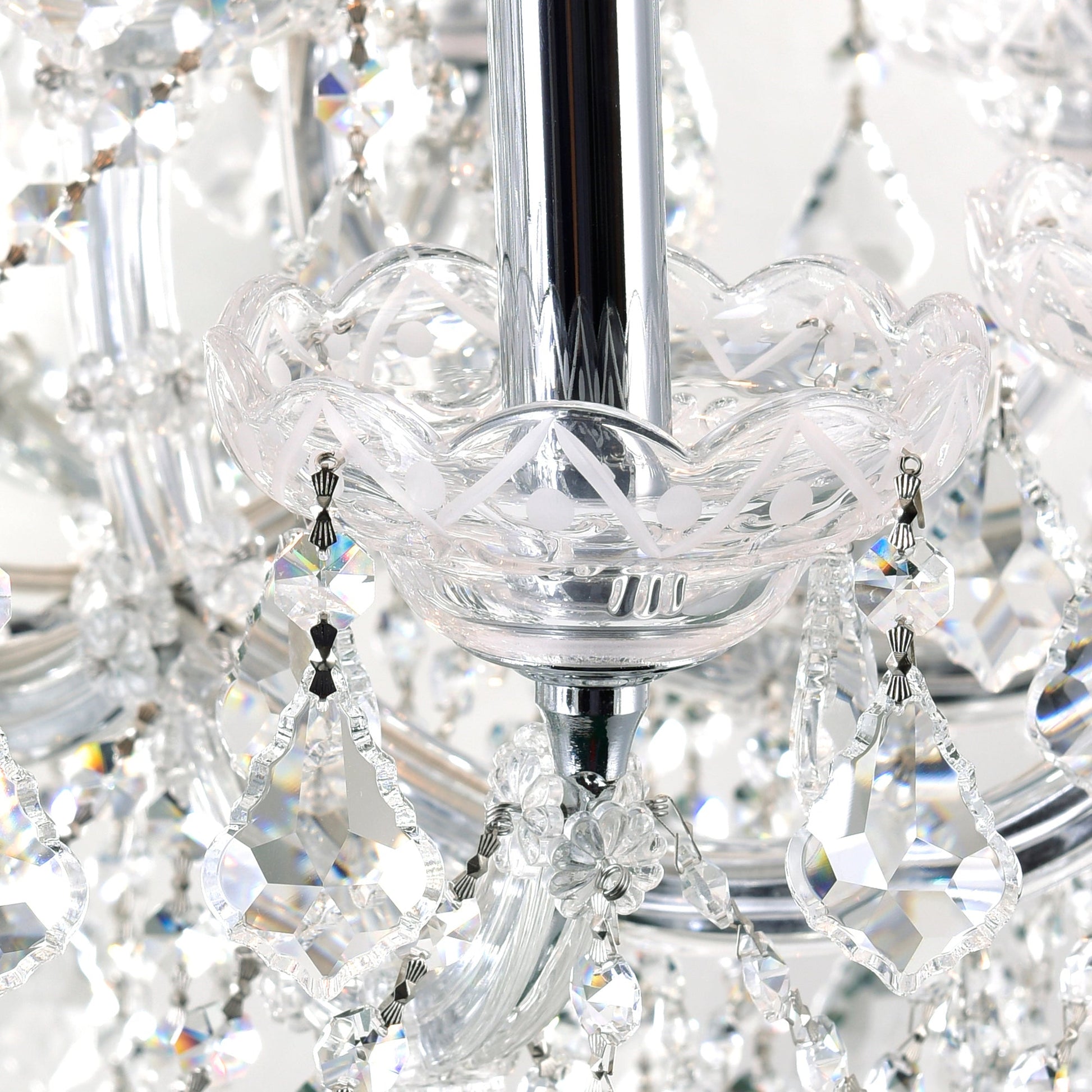 chrome chandelier
