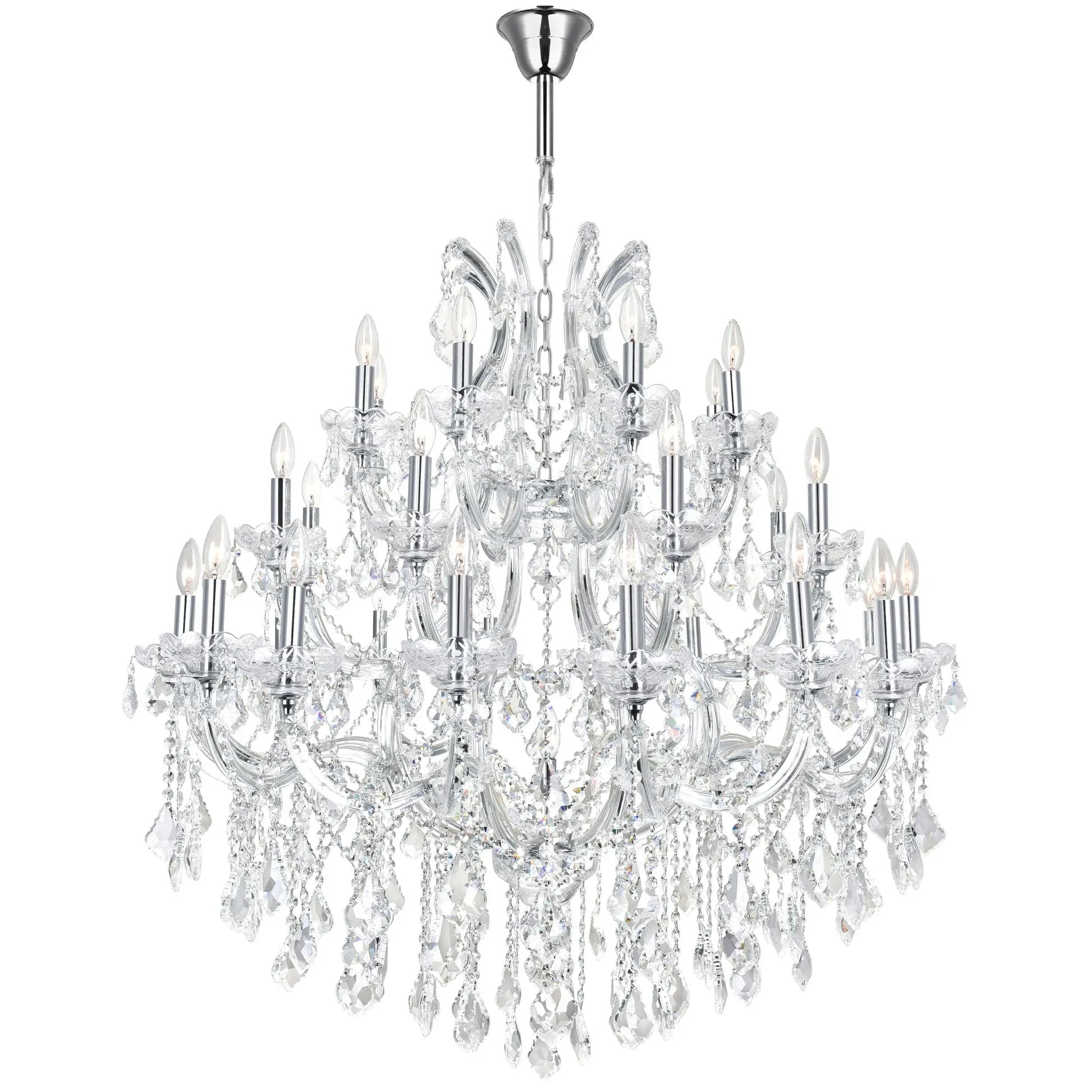 chrome chandelier