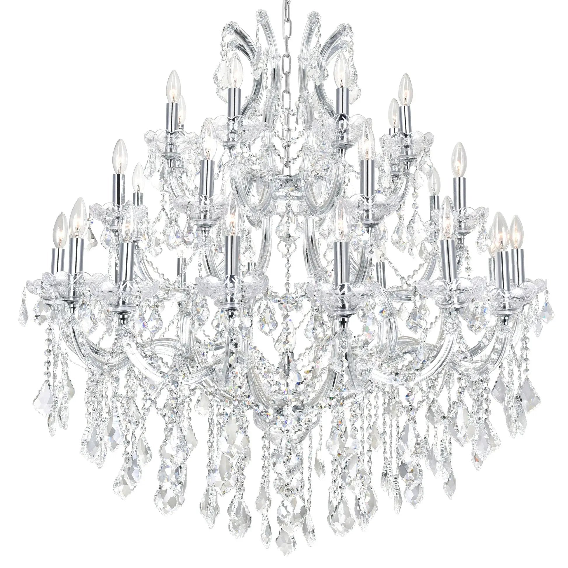 chrome chandelier