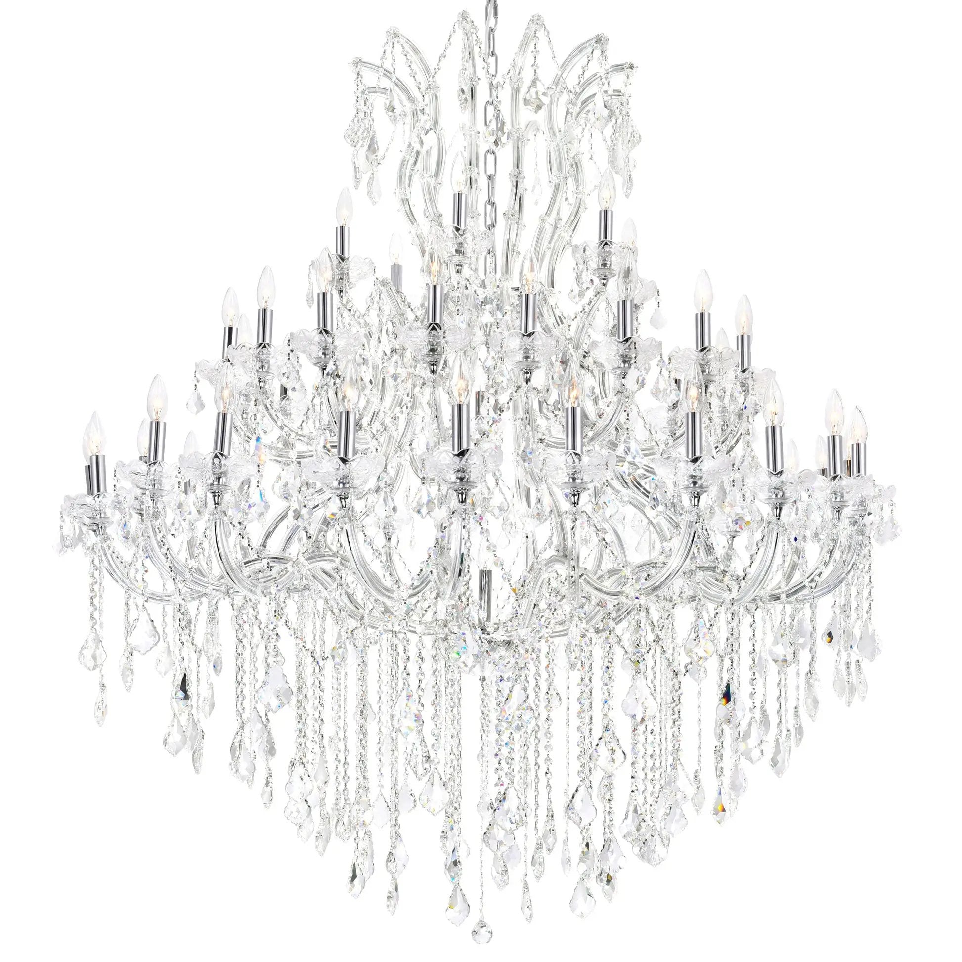 chrome chandelier