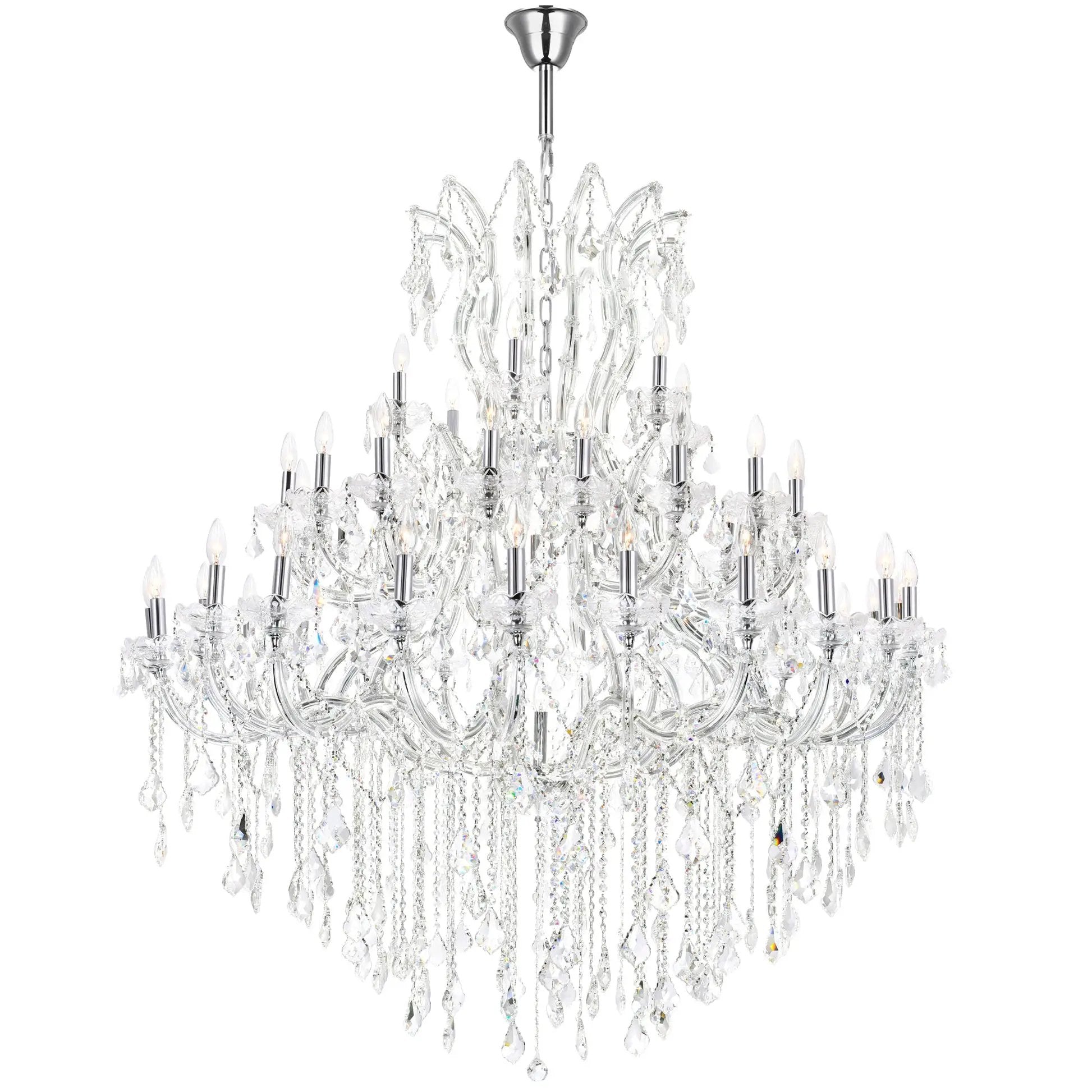chrome chandelier
