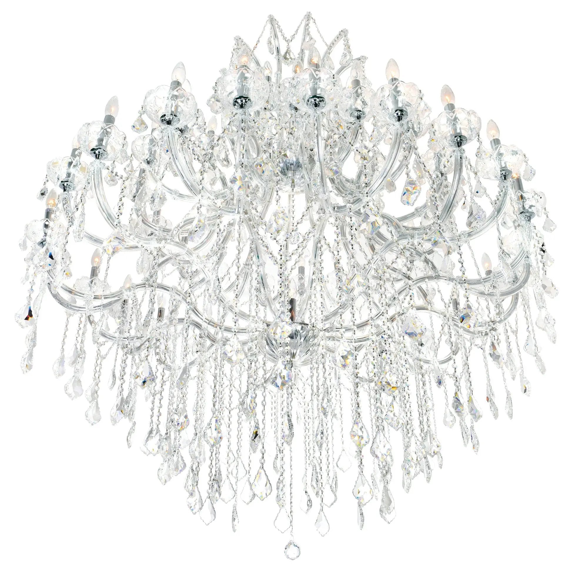 chrome chandelier
