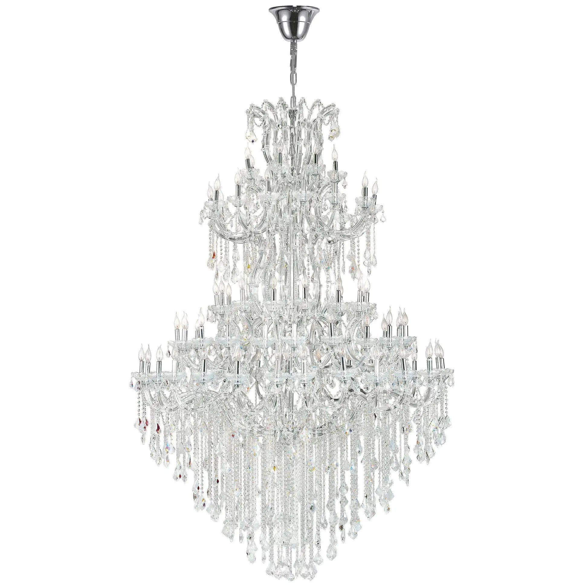 chrome chandelier