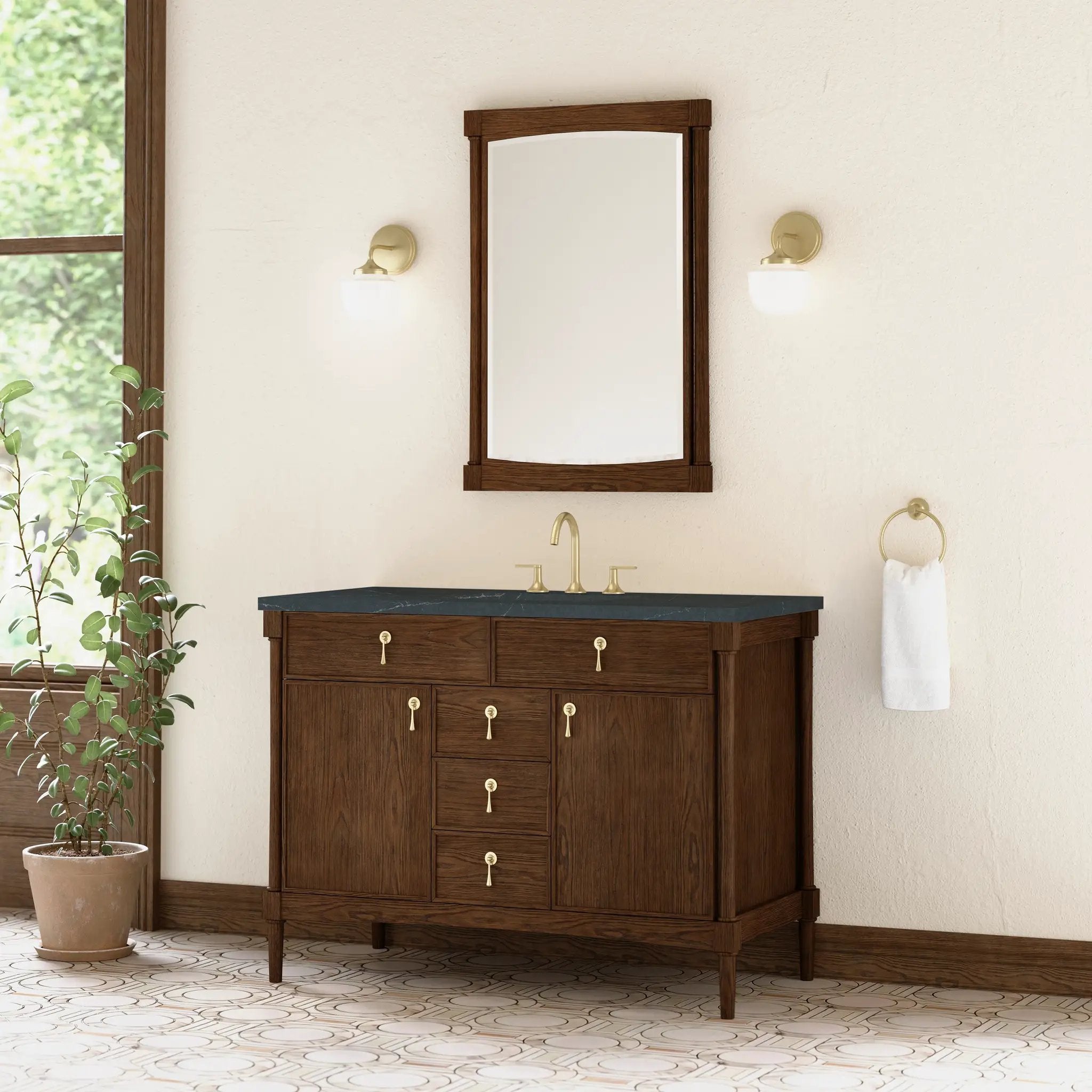 sable oak vanity