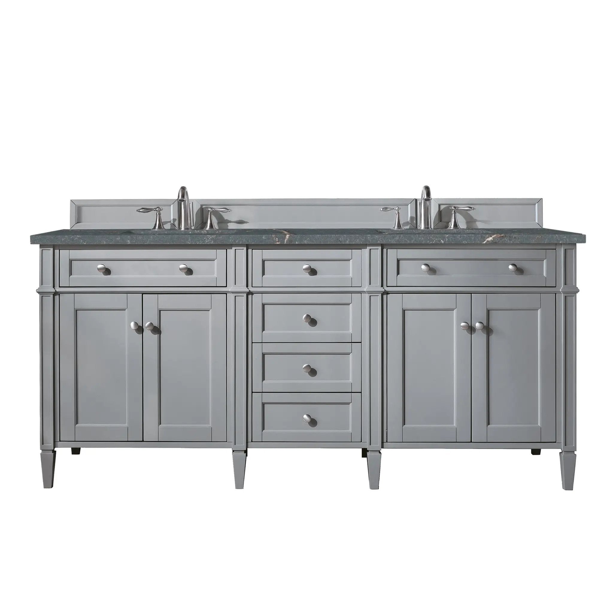 James Martin Brittany 72" Double Vanity Set - Urban Gray by James Martin Vanities