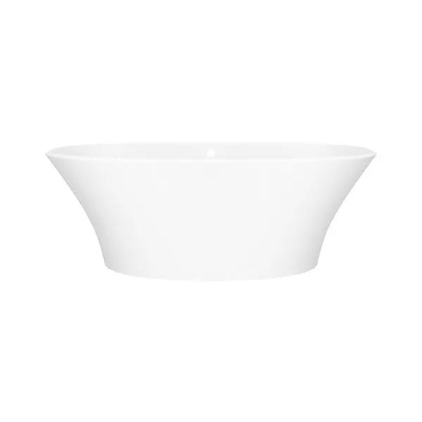 matte white bathtub