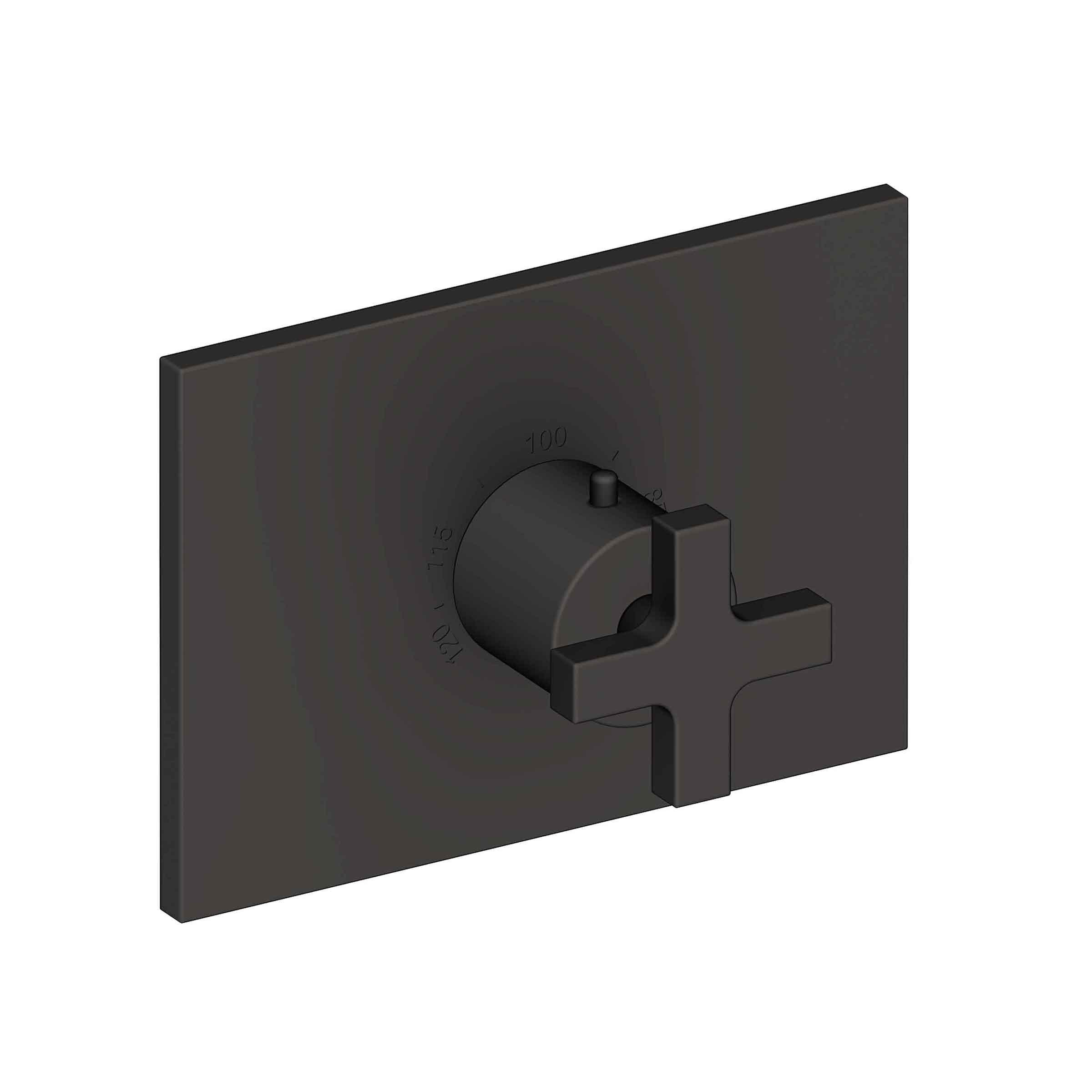 Newport Brass Secant 3/4" Rectangular Thermostatic Trim Plate with Handle