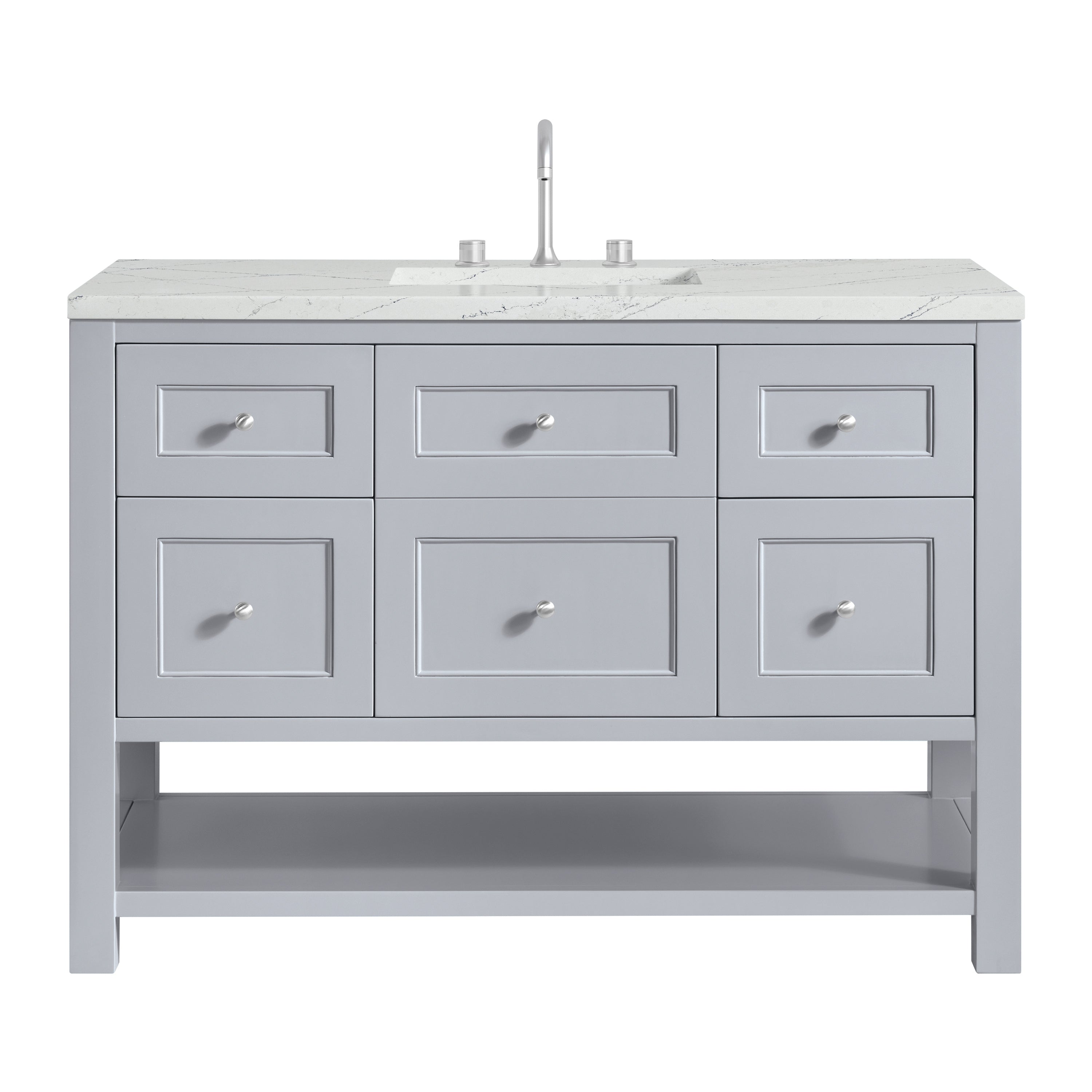 James Martin Vanities Breckenridge 48" Single Vanity - Serenity Blue