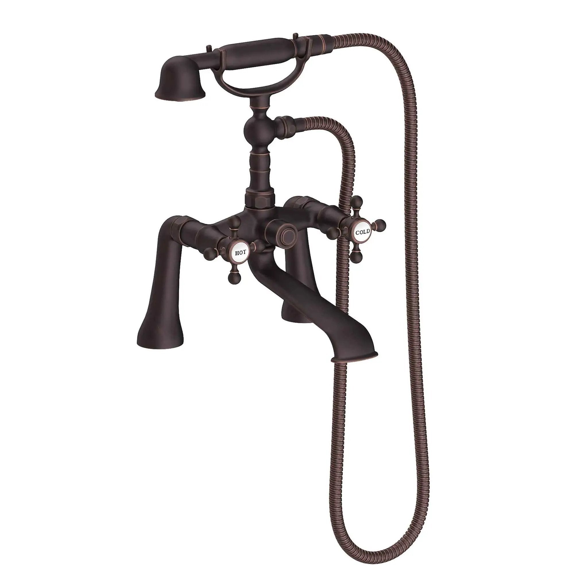 Newport Brass Chesterfield Exposed Tub & Hand Shower Set - Deck Mount by Newport Brass