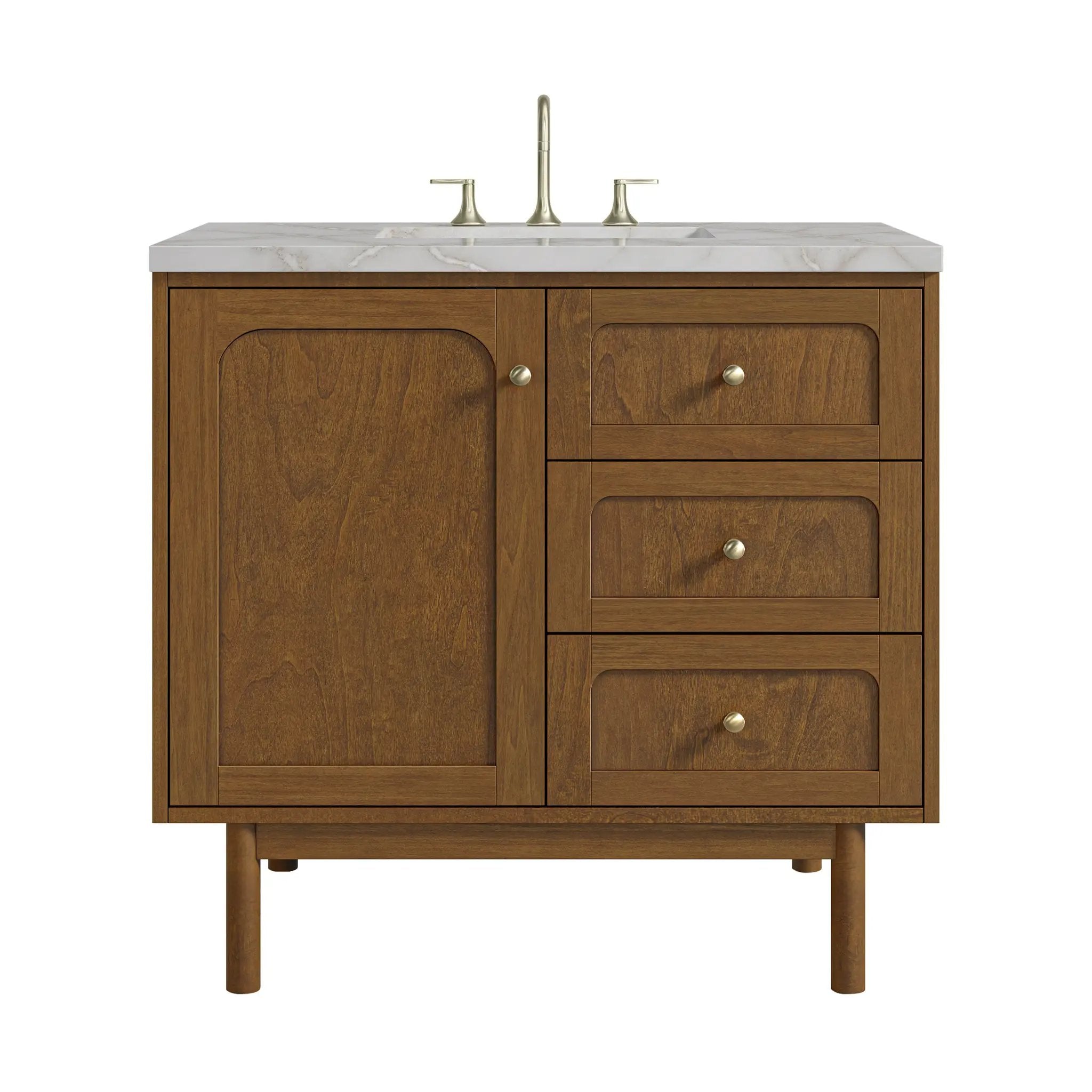 James Martin Laurent 36" Single Vanity Set - Honey Oak by James Martin Vanities