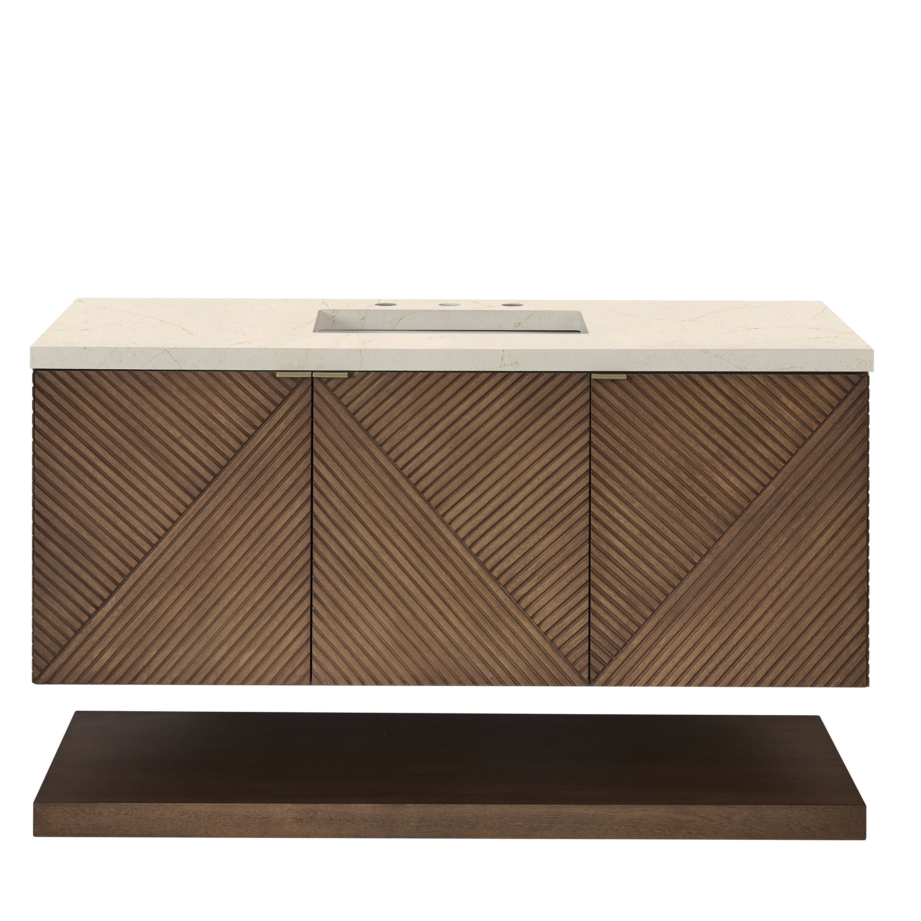 James Martin Vanities Marcello 48" Single Vanity - Chestnut