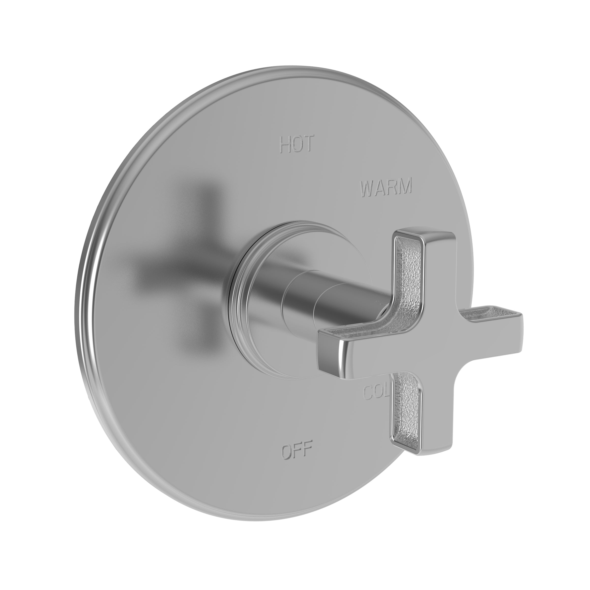 polished chrome shower trim plate