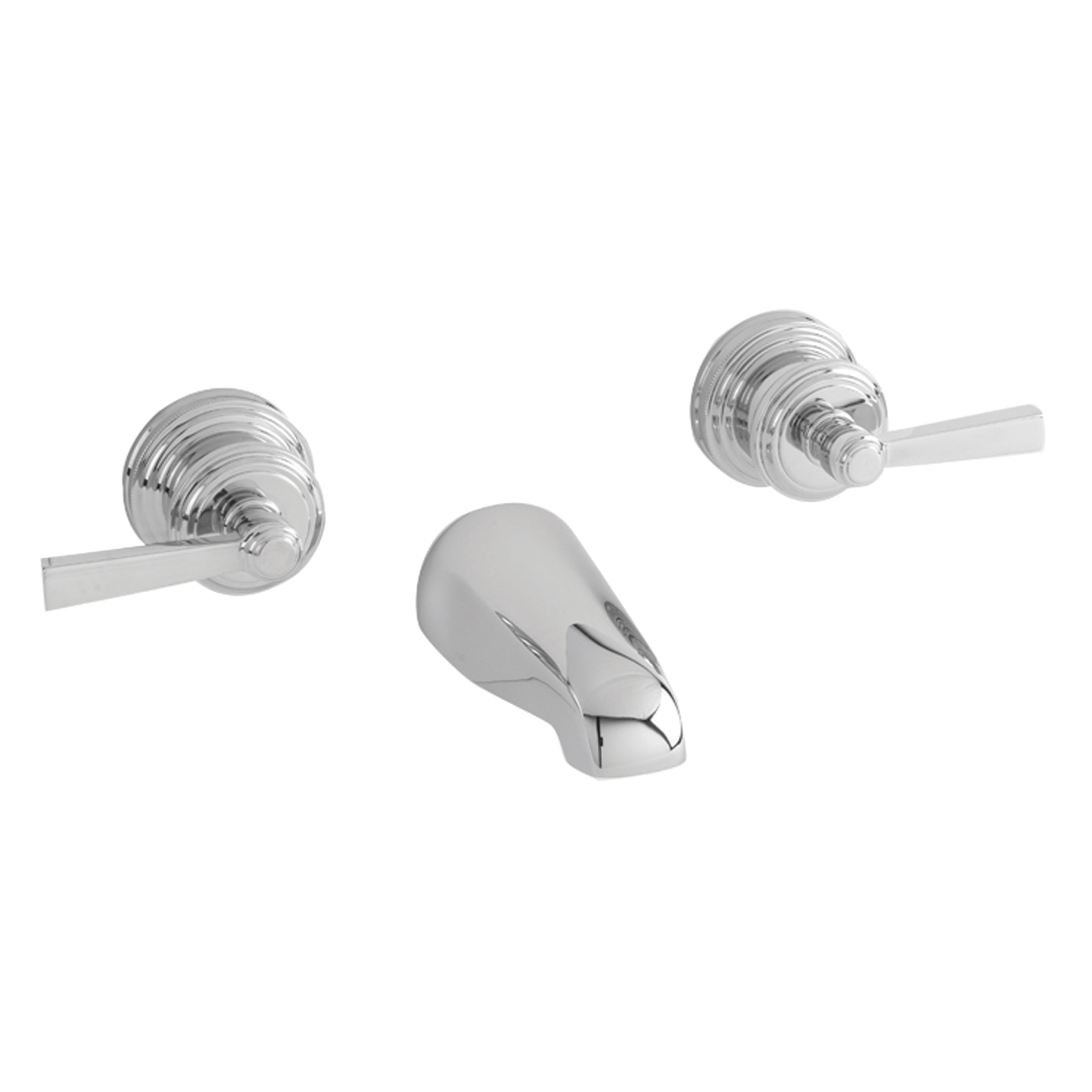 polished chrome tub faucet