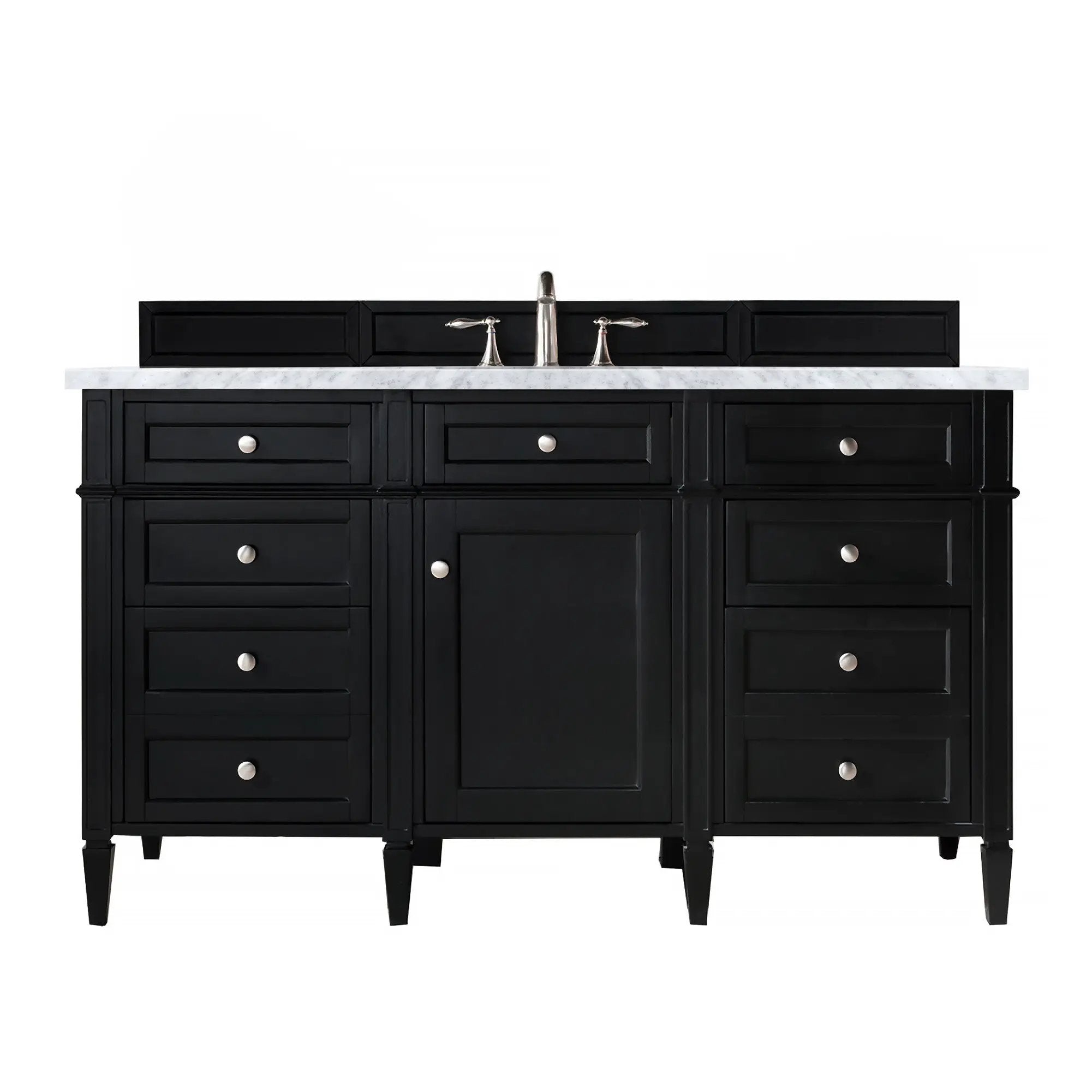 James Martin Brittany 60" Single Vanity Set - Black Onyx by James Martin Vanities