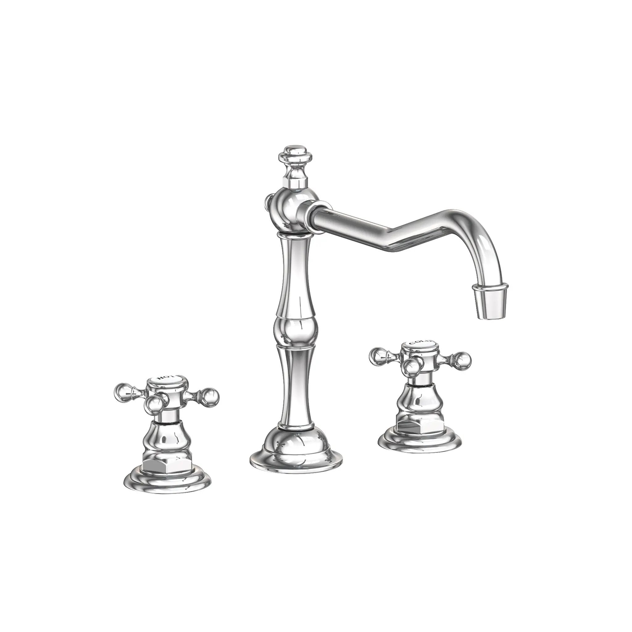 polished chrome kitchen faucet