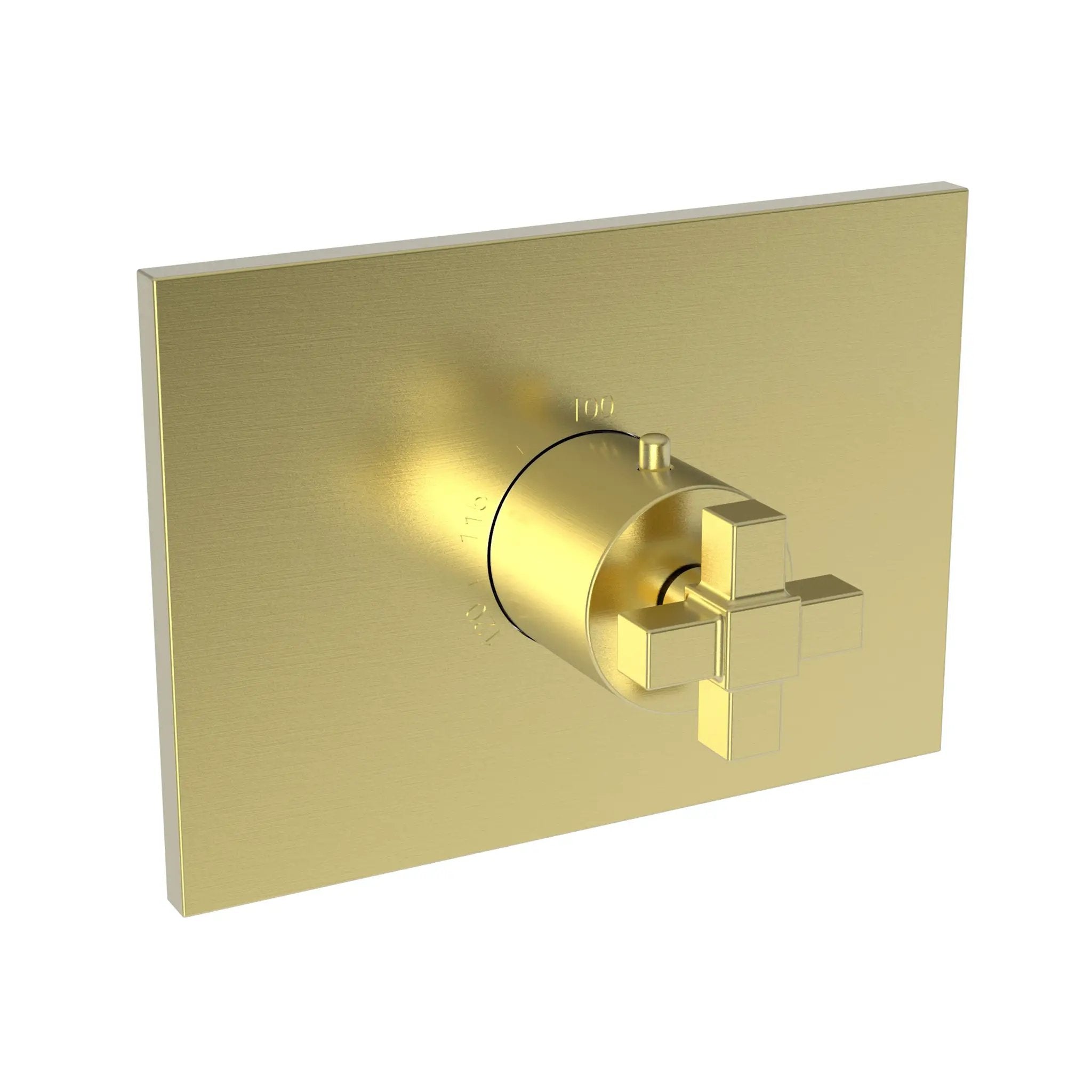 Newport Brass Malvina 3/4" Square Thermostatic Trim Plate with Handle by Newport Brass