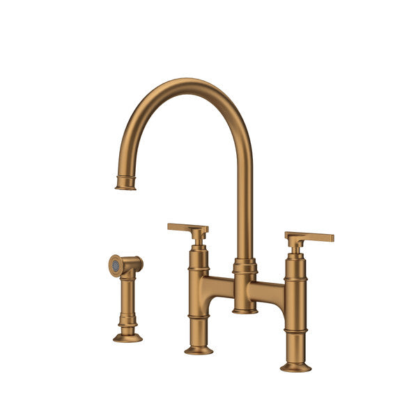 Rohl Southbank Bridge Kitchen Faucet with Side Spray