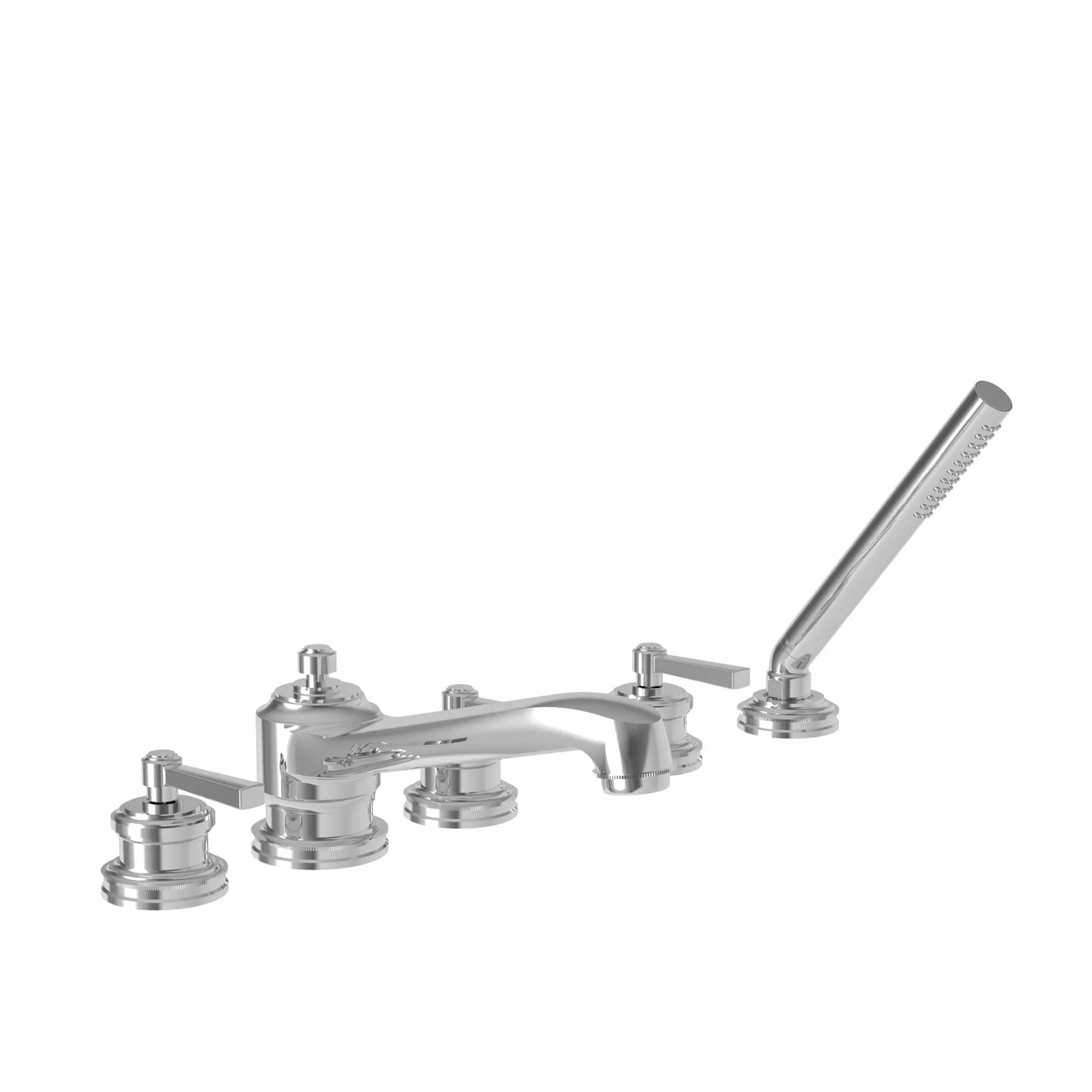 polished chrome tub faucet