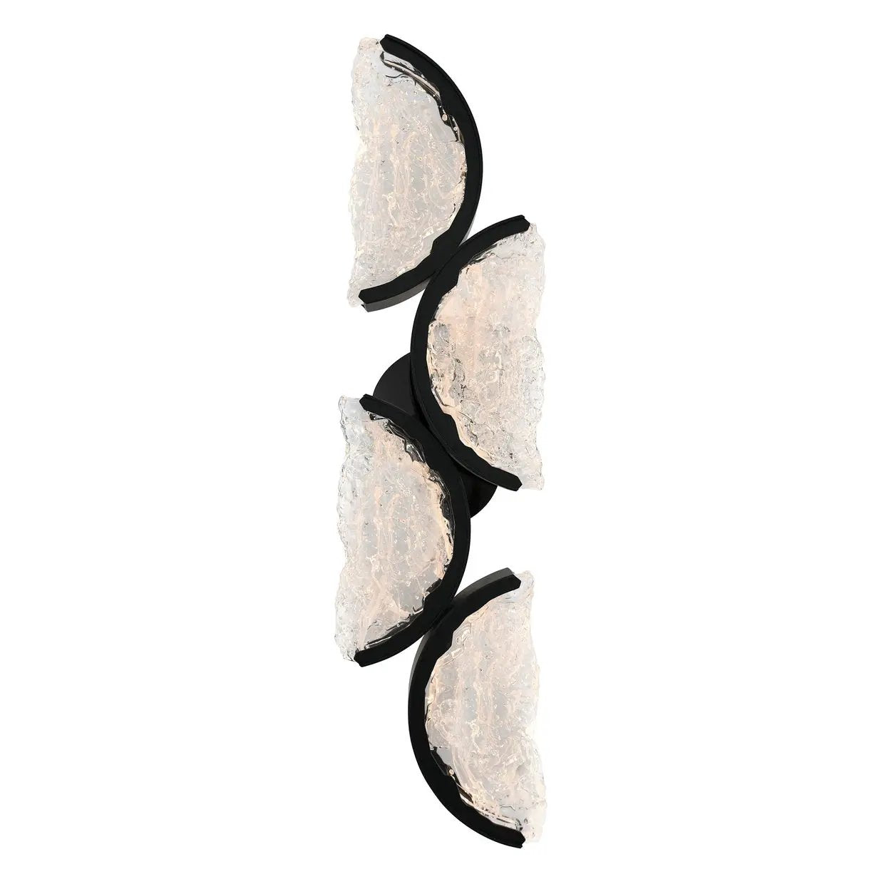 black wall light