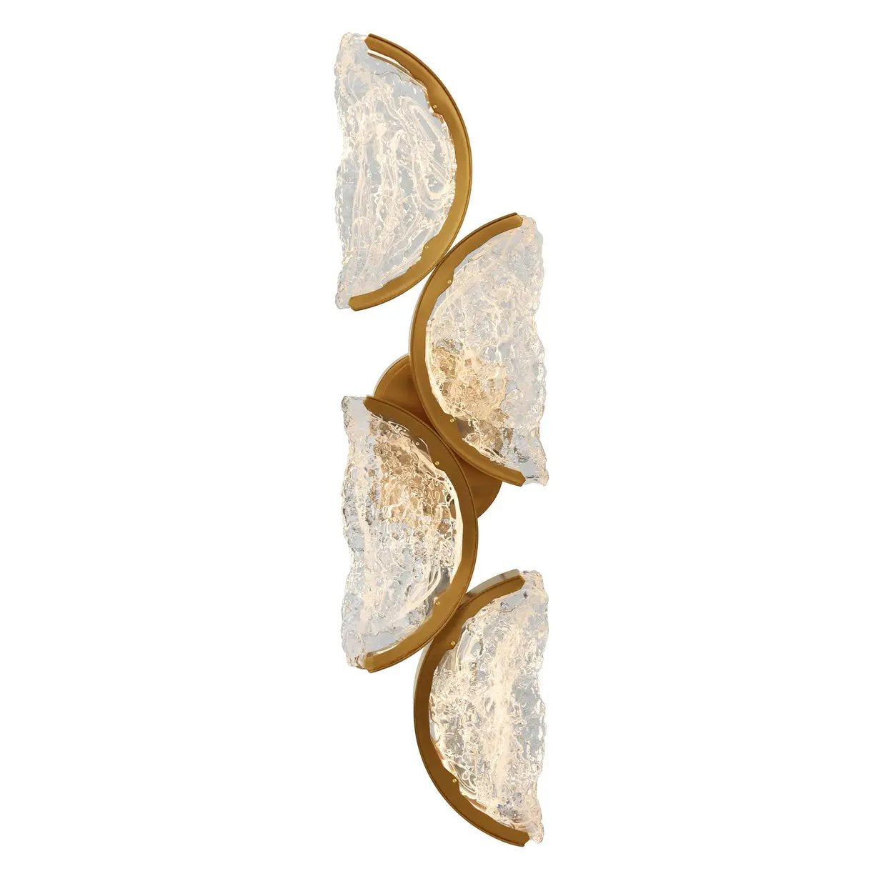CWI Lighting Moon Integrated LED 8" Wall Light with Handcrafted Glass by CWI Lighting