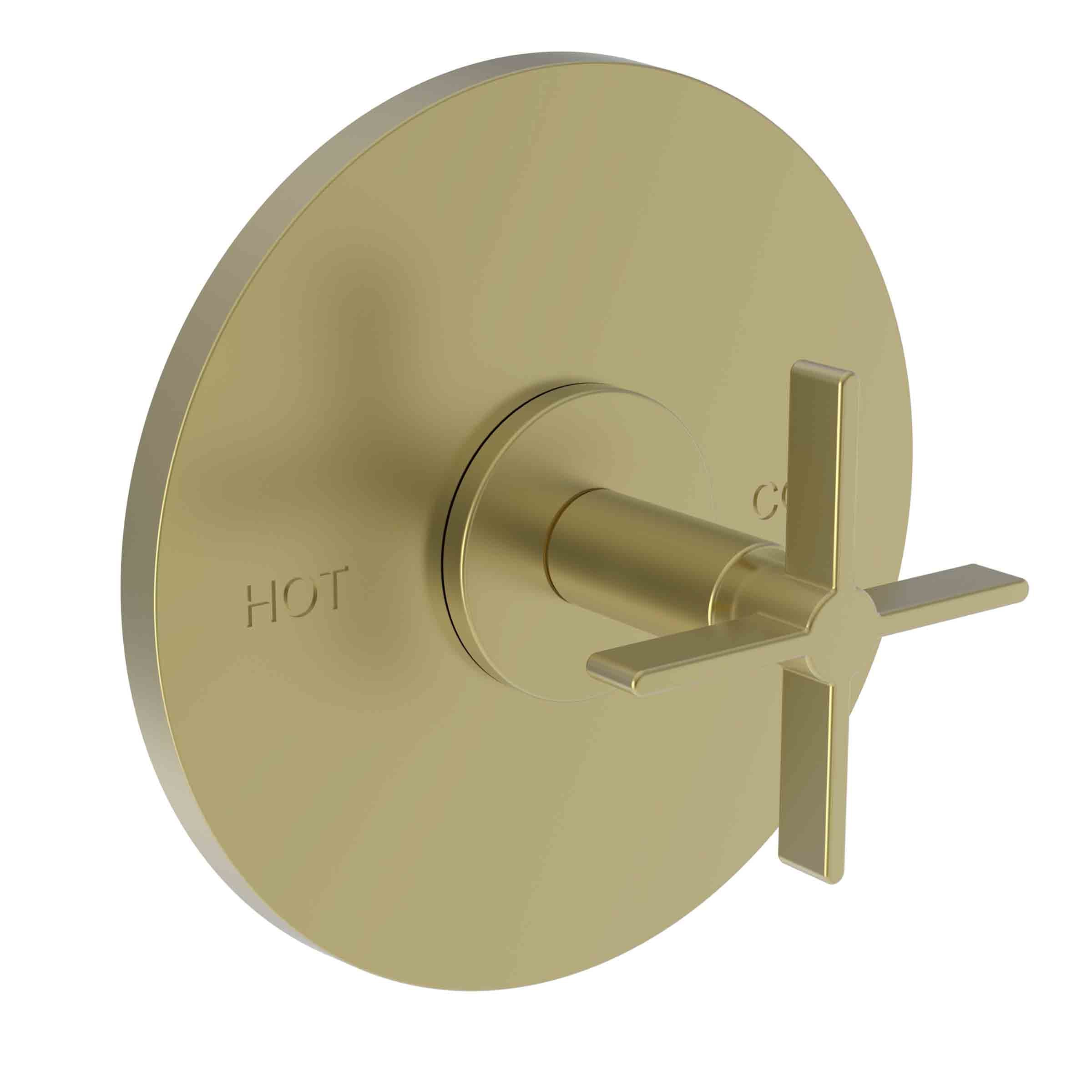 Newport Brass Tolmin Balanced Pressure Shower Trim Plate with Handle. Less showerhead, arm and flange.