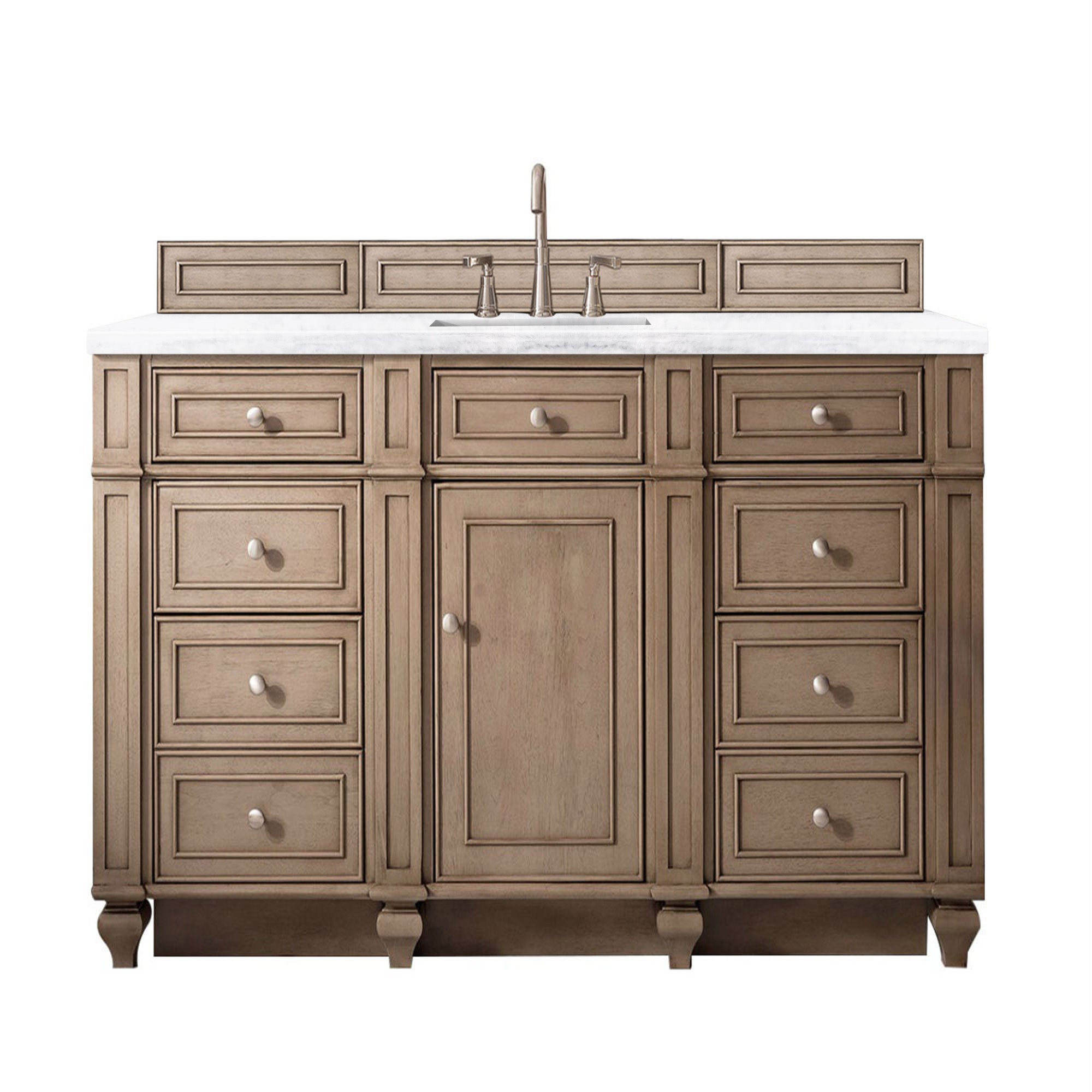 James Martin Bristol 60" Single Vanity Set - Whitewashed Walnut by James Martin Vanities